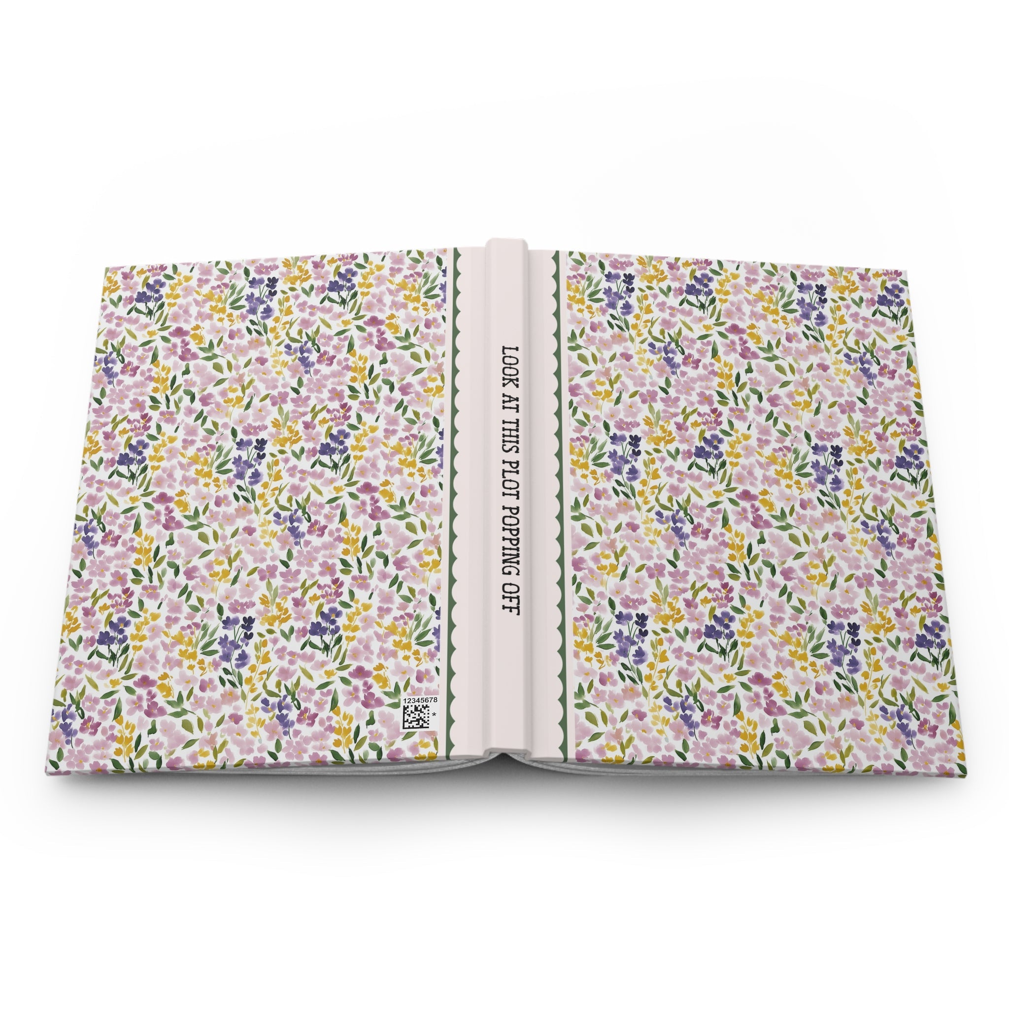 Look At This Plot Popping Off: Funny Floral Notebook for Creative Writer, Gift for Teen Daughter who Journals - Opal and June