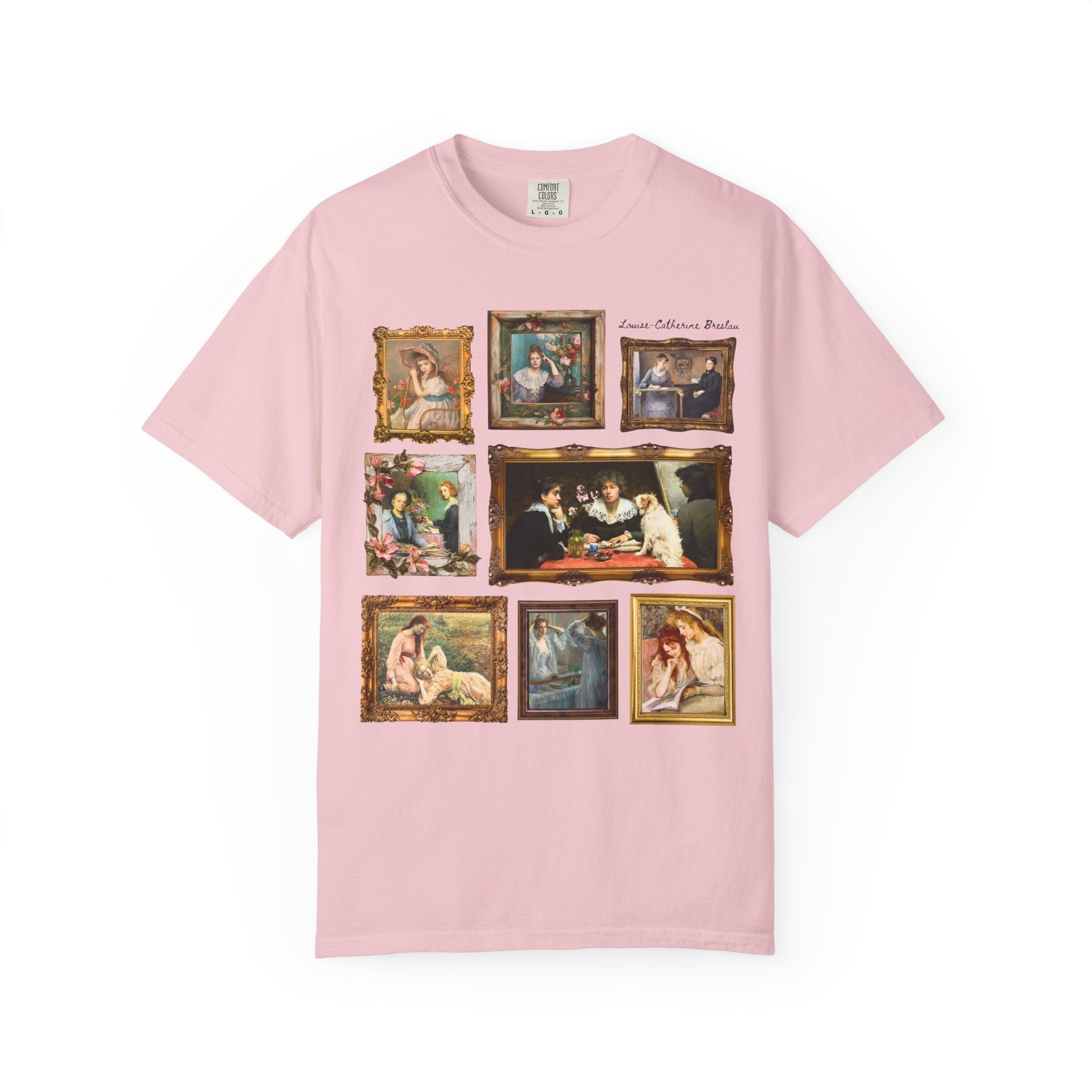 Louise Catherine Breslau Art History Tee Shirt, 19th Century Impressionist Famous Paintings, LGBTQ Early 1900s Painter, European Art History - Opal and June