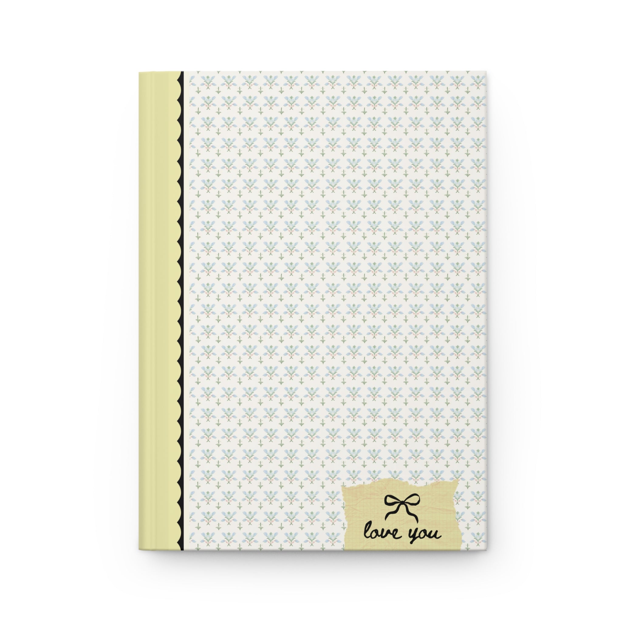 Love You Bow Notebook: Vintage Aesthetic - Opal and June