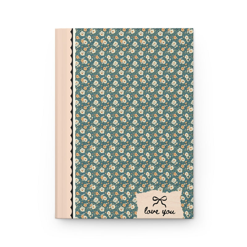 Plaid Notebook with Bows: Green