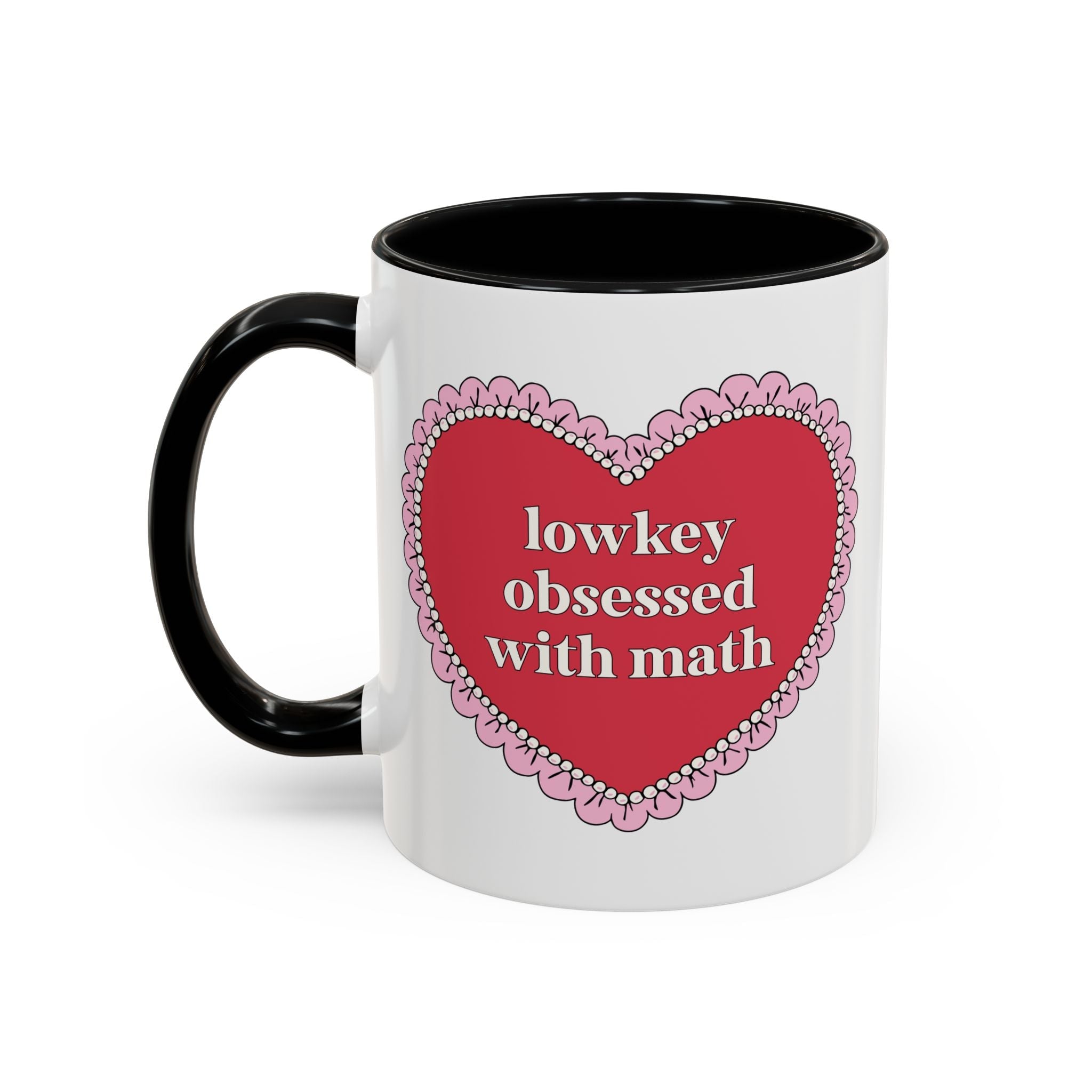Lowkey Obsessed with Math Coffee Mug: Math Teacher 11 Oz Coffee Mug, Teacher Appreciation Gift for Math Professor or Math Major - Opal and June