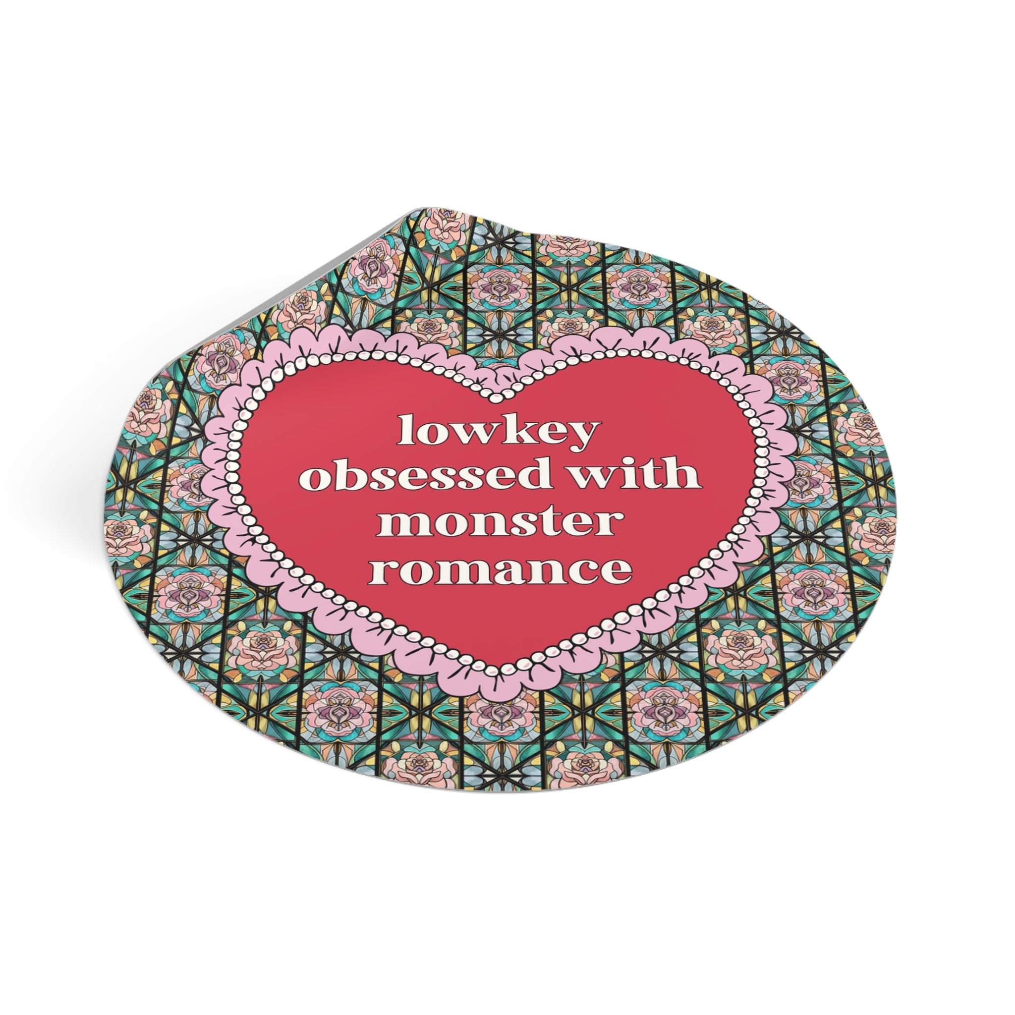 Lowkey Obsessed with Monster Romance Sticker - Opal and June