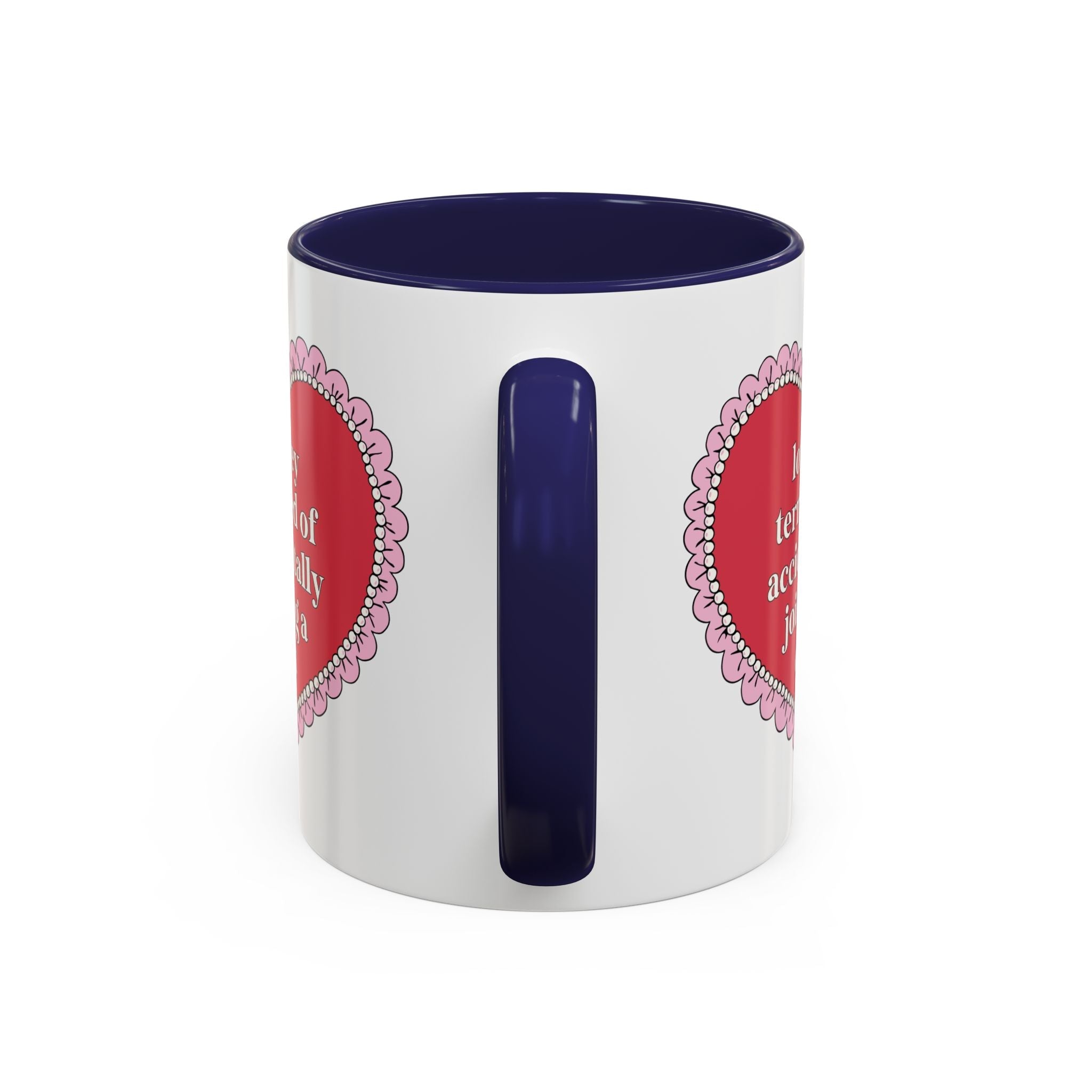 Lowkey Terrified of Accidentally Joining a Cult Coffee Mug: Funny Saying Coffee Lover Gift, Spooky and Morbid History Lover Gift - Opal and June