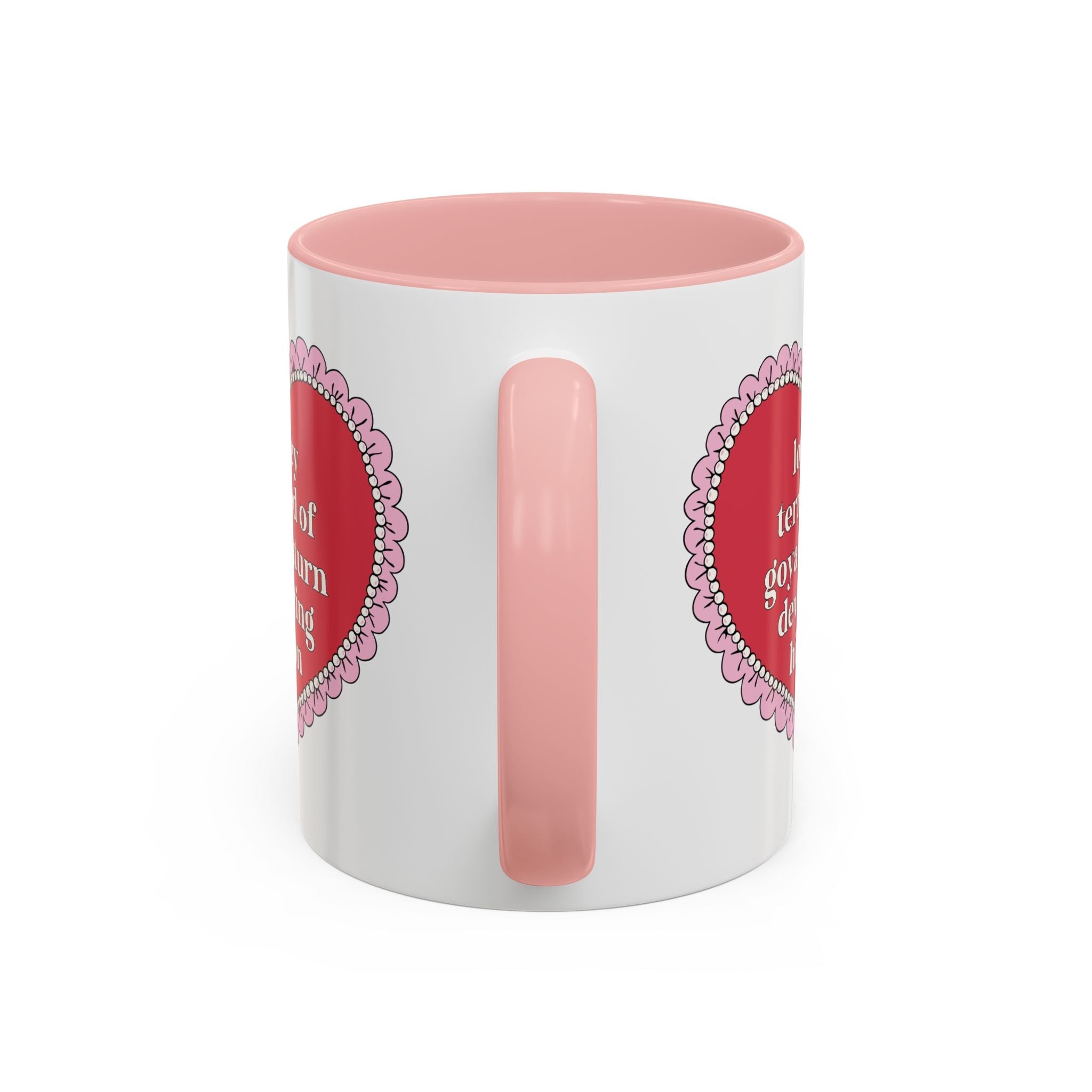 Lowkey Terrified of Goya's Saturn Devouring His Son Coffee Mug: 11 Oz Coffee Mug for Art History Lover, Silly and Cute Birthday Gift for Humanities Major - Opal and June