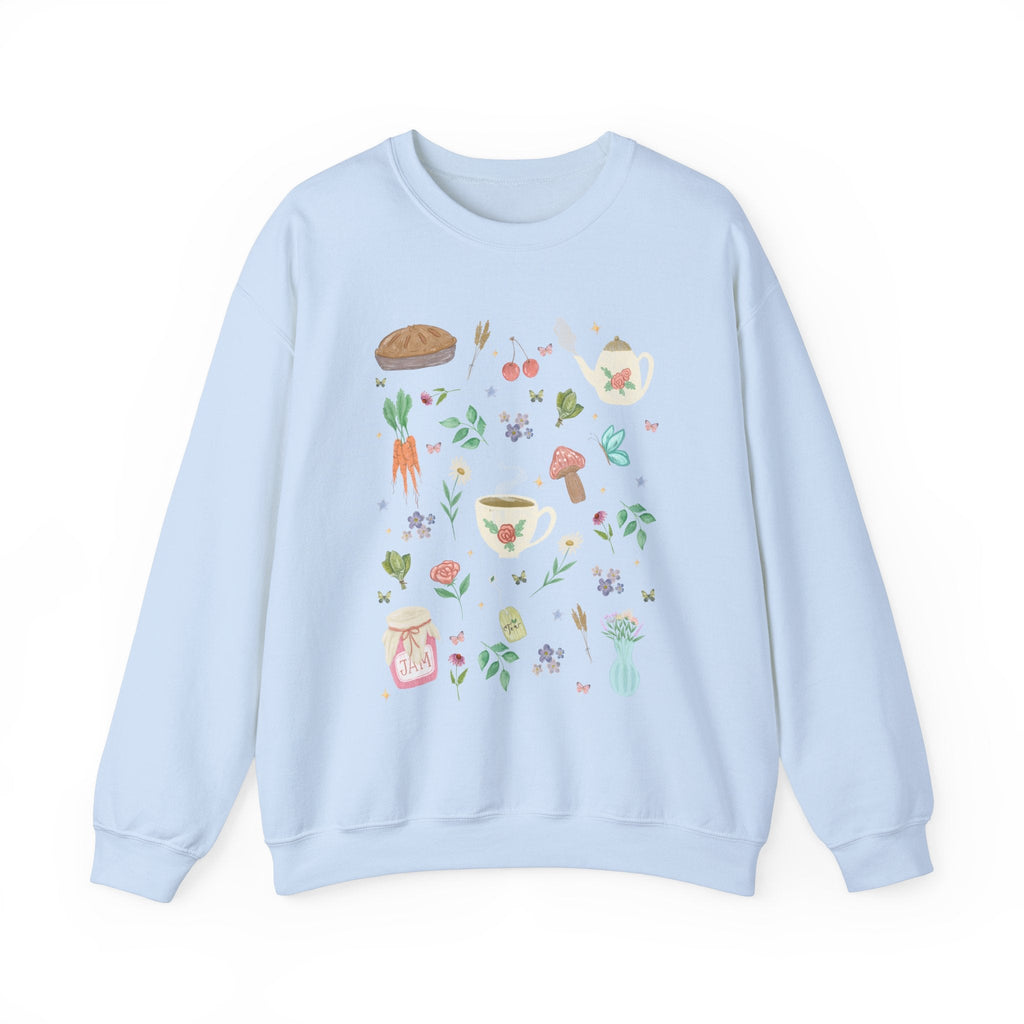 Magical Cottagecore Flower Sweatshirt - Opal and June