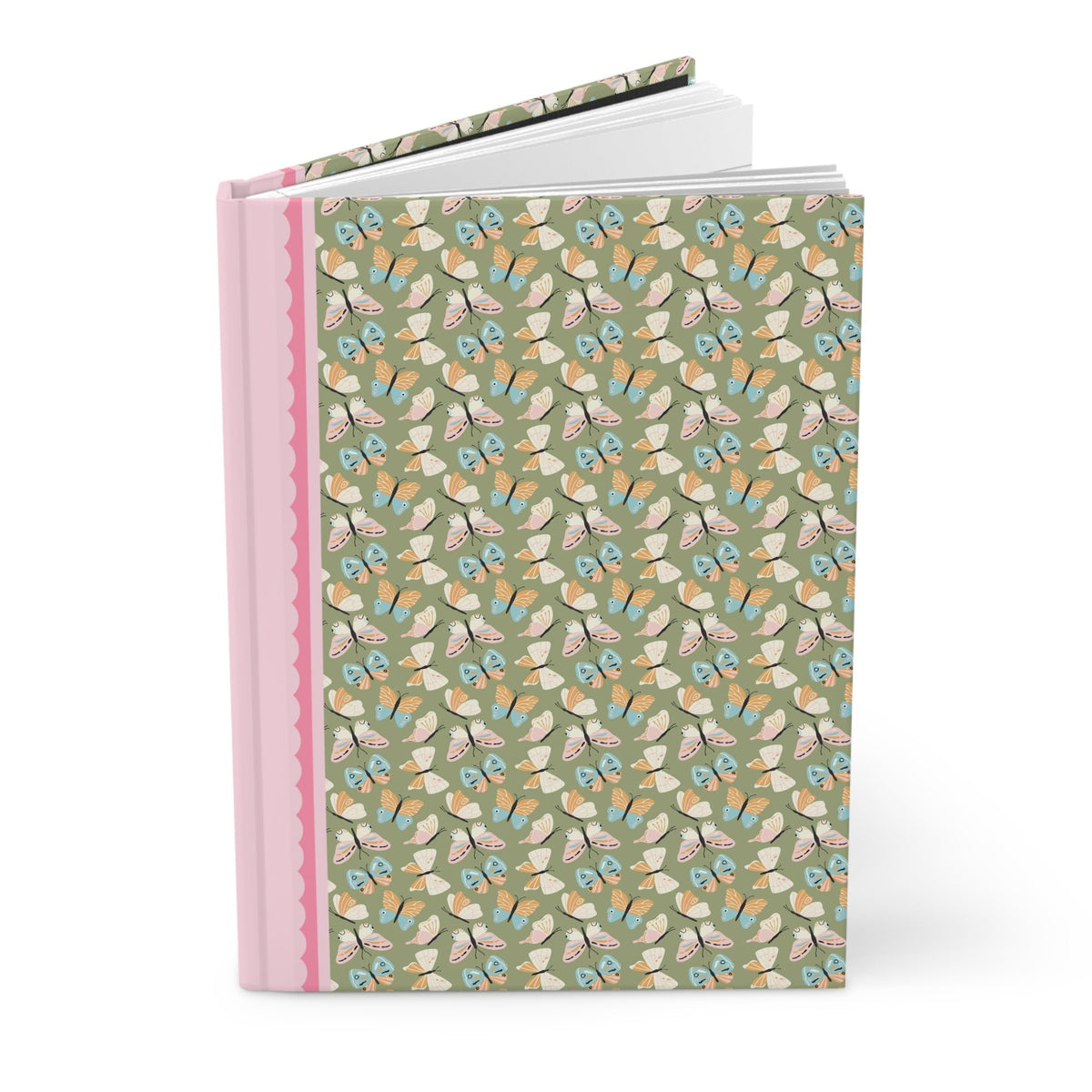 Marie Antoinette Never Said That Thing About Cake Hardcover Notebook: Cute Butterfly Lover Journal for French Historian, Royal Famous Queens History - Opal and June