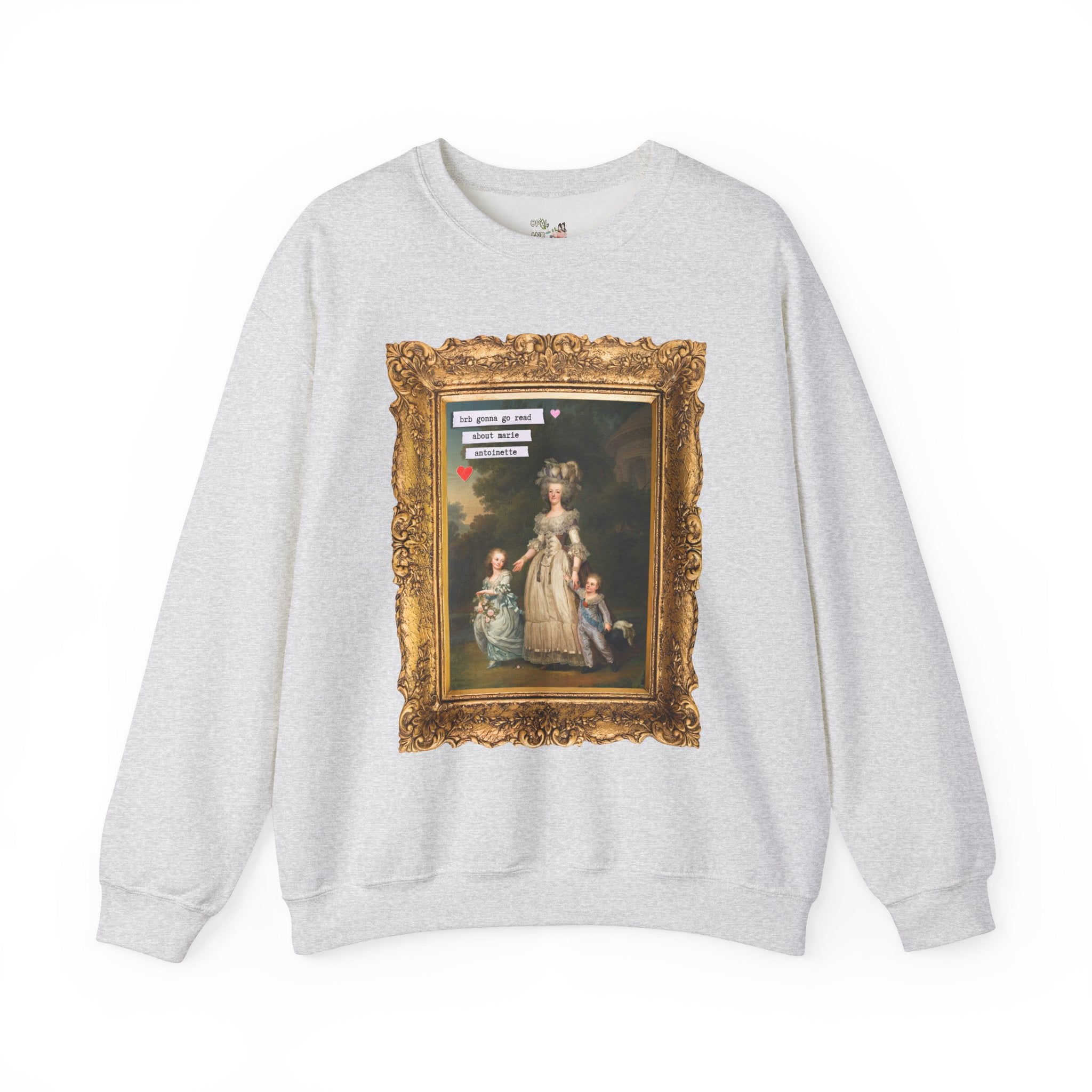 Marie Antoinette Sweatshirt, Historian Who Loves Reading, Book Lover Gift Idea, Famous Paintings, Art History Gift, French History Professor - Opal and June