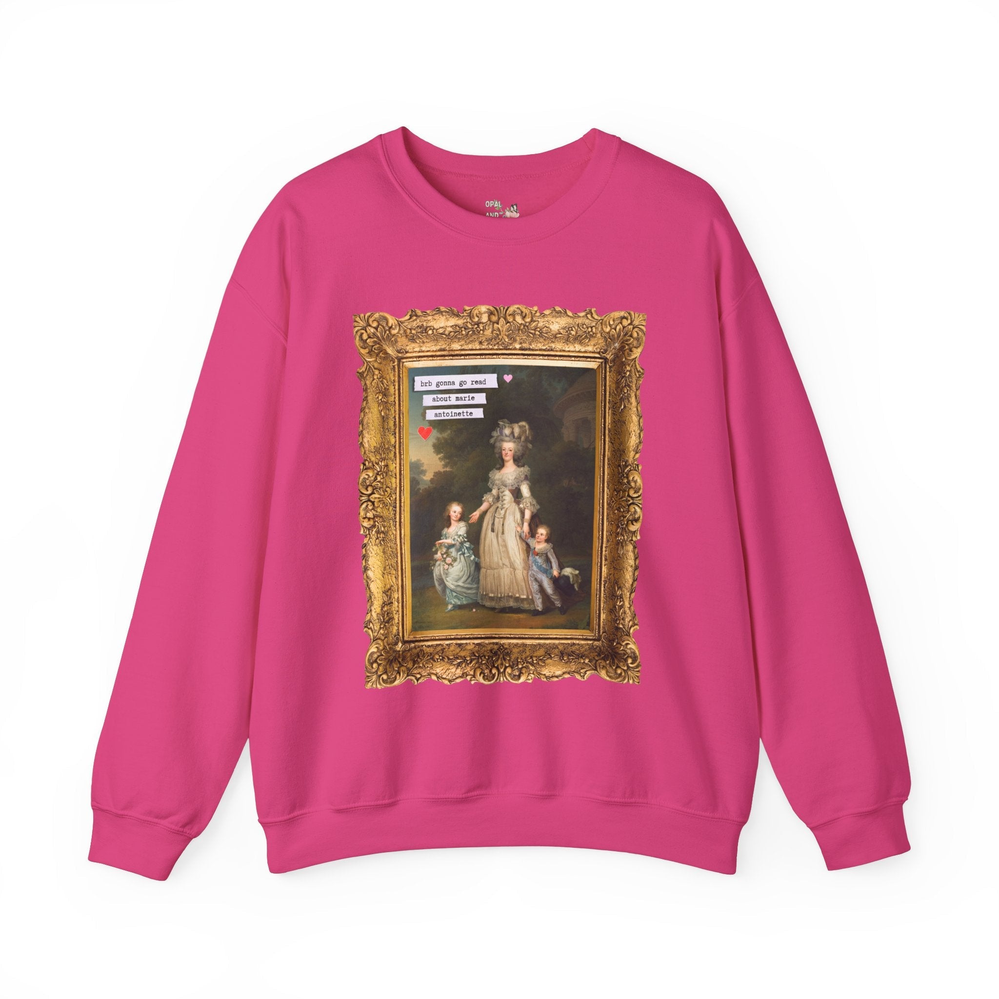 Marie Antoinette Sweatshirt, Historian Who Loves Reading, Book Lover Gift Idea, Famous Paintings, Art History Gift, French History Professor - Opal and June