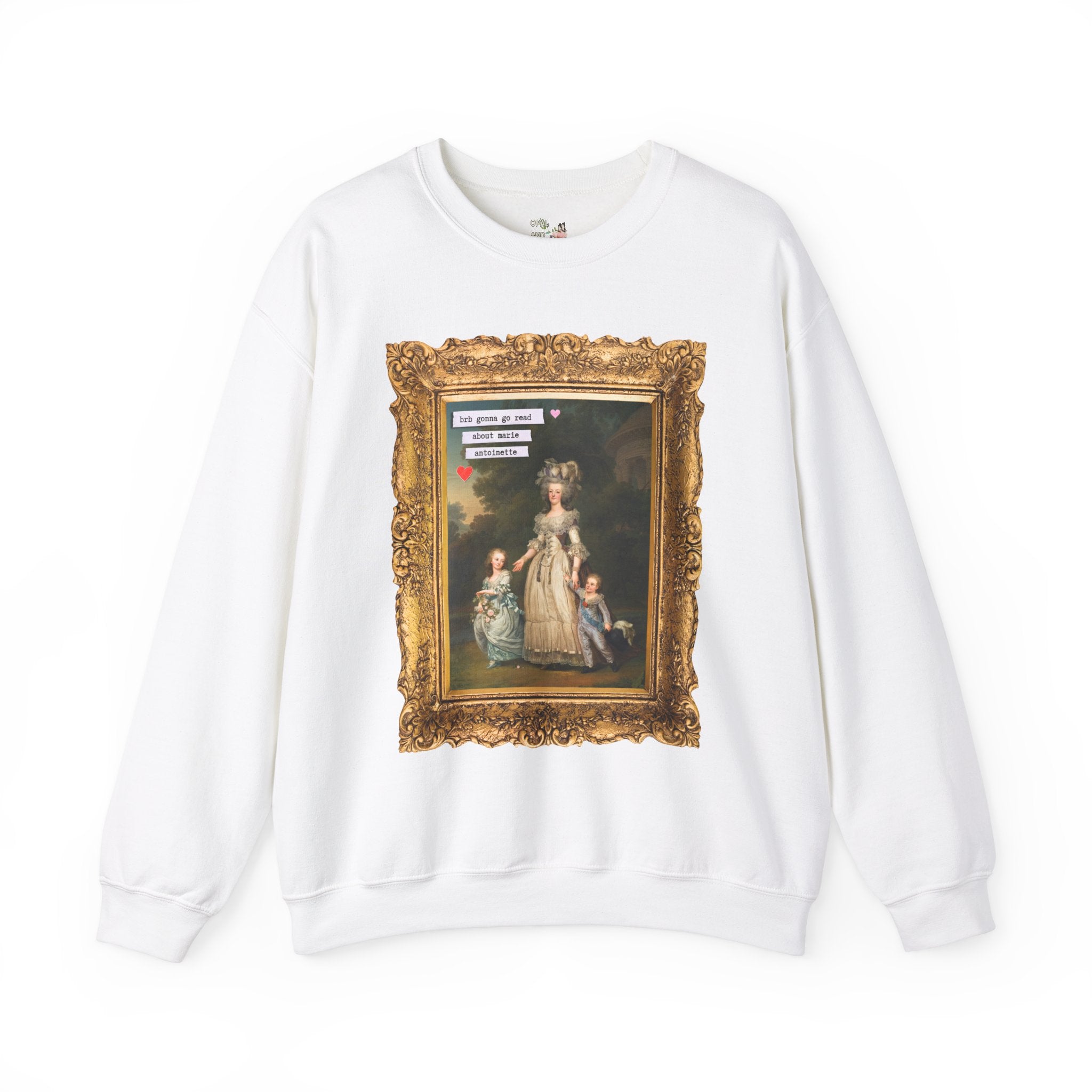 Marie Antoinette Sweatshirt, Historian Who Loves Reading, Book Lover Gift Idea, Famous Paintings, Art History Gift, French History Professor - Opal and June