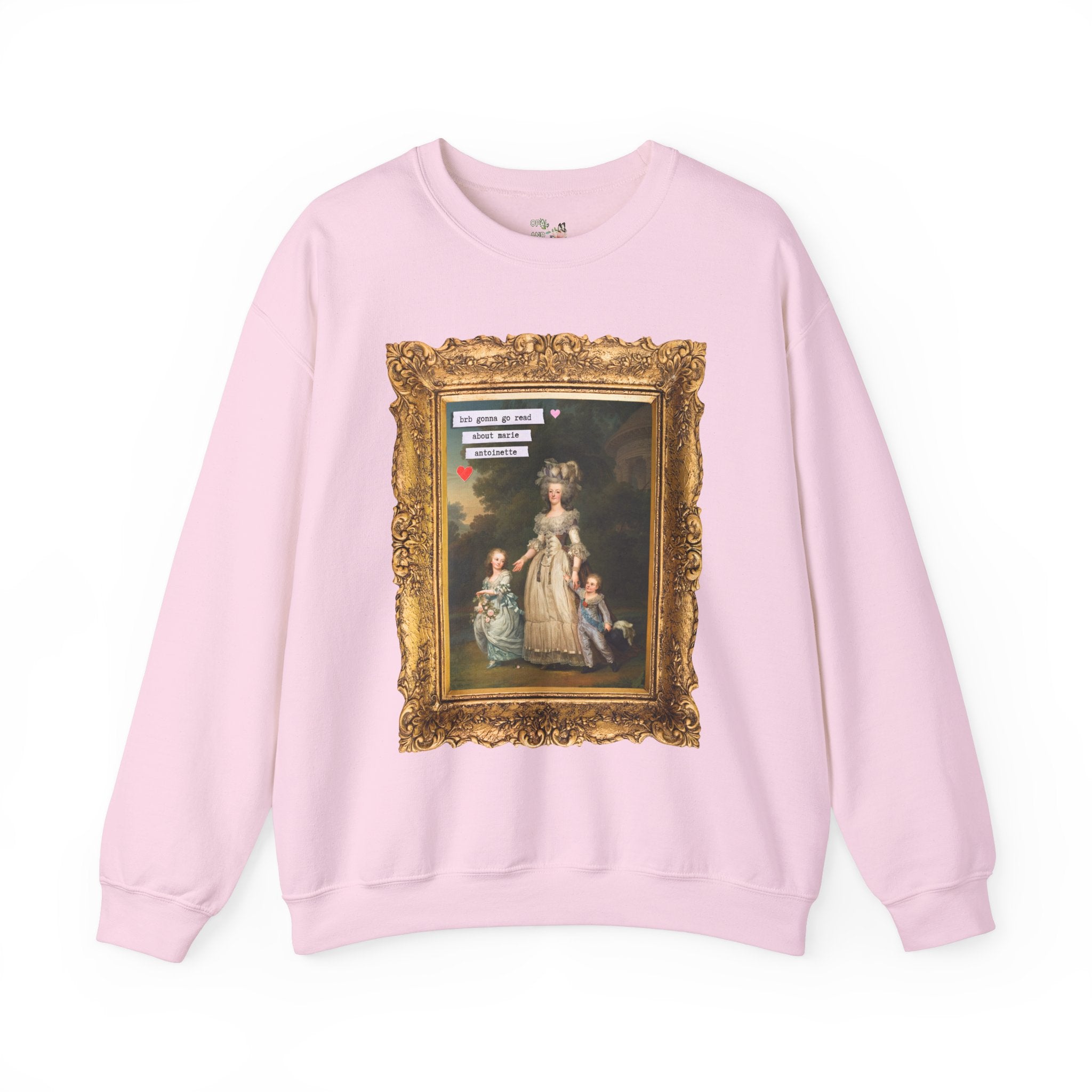 Marie Antoinette Sweatshirt, Historian Who Loves Reading, Book Lover Gift Idea, Famous Paintings, Art History Gift, French History Professor - Opal and June