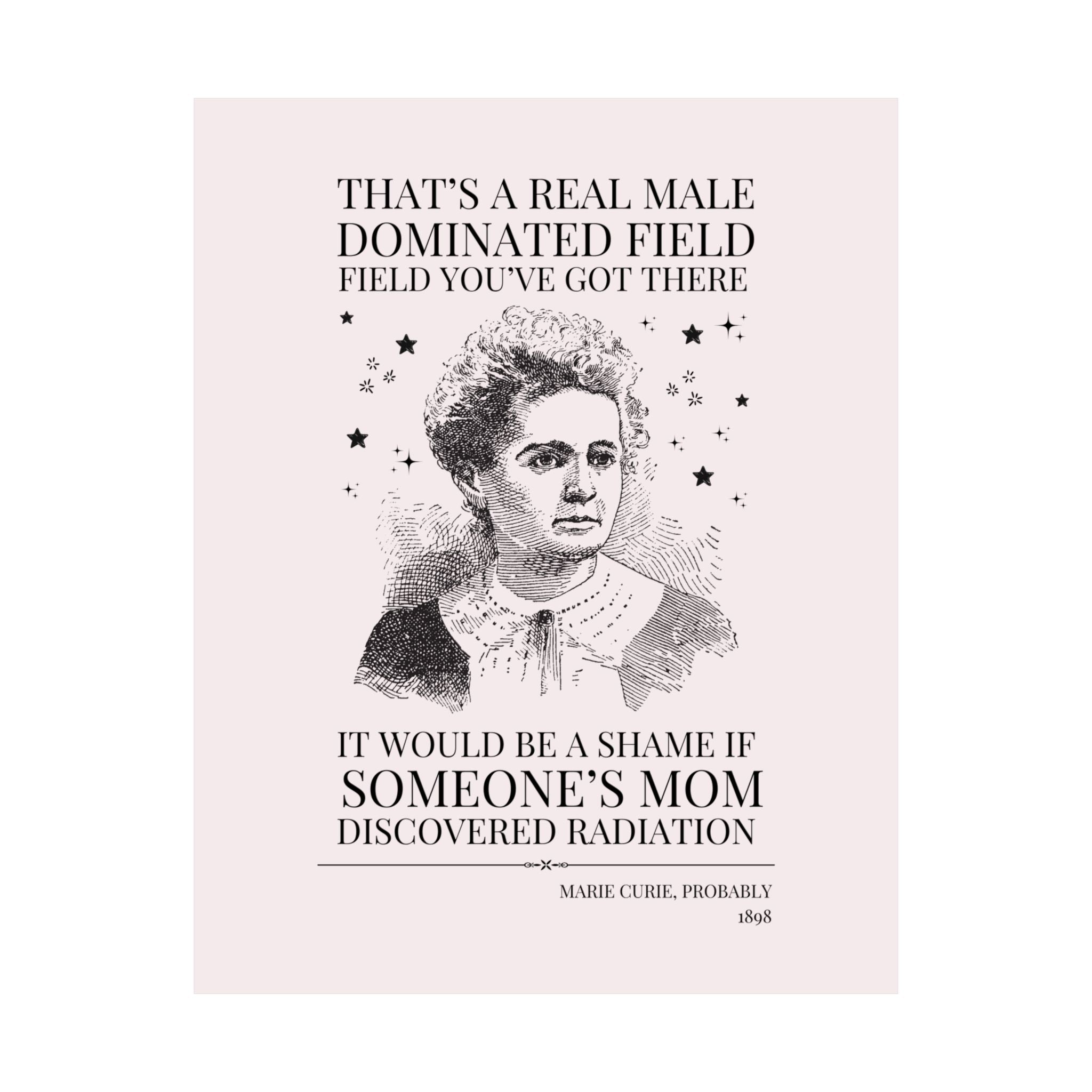 Marie Curie Science Teacher Poster Print - Opal and June