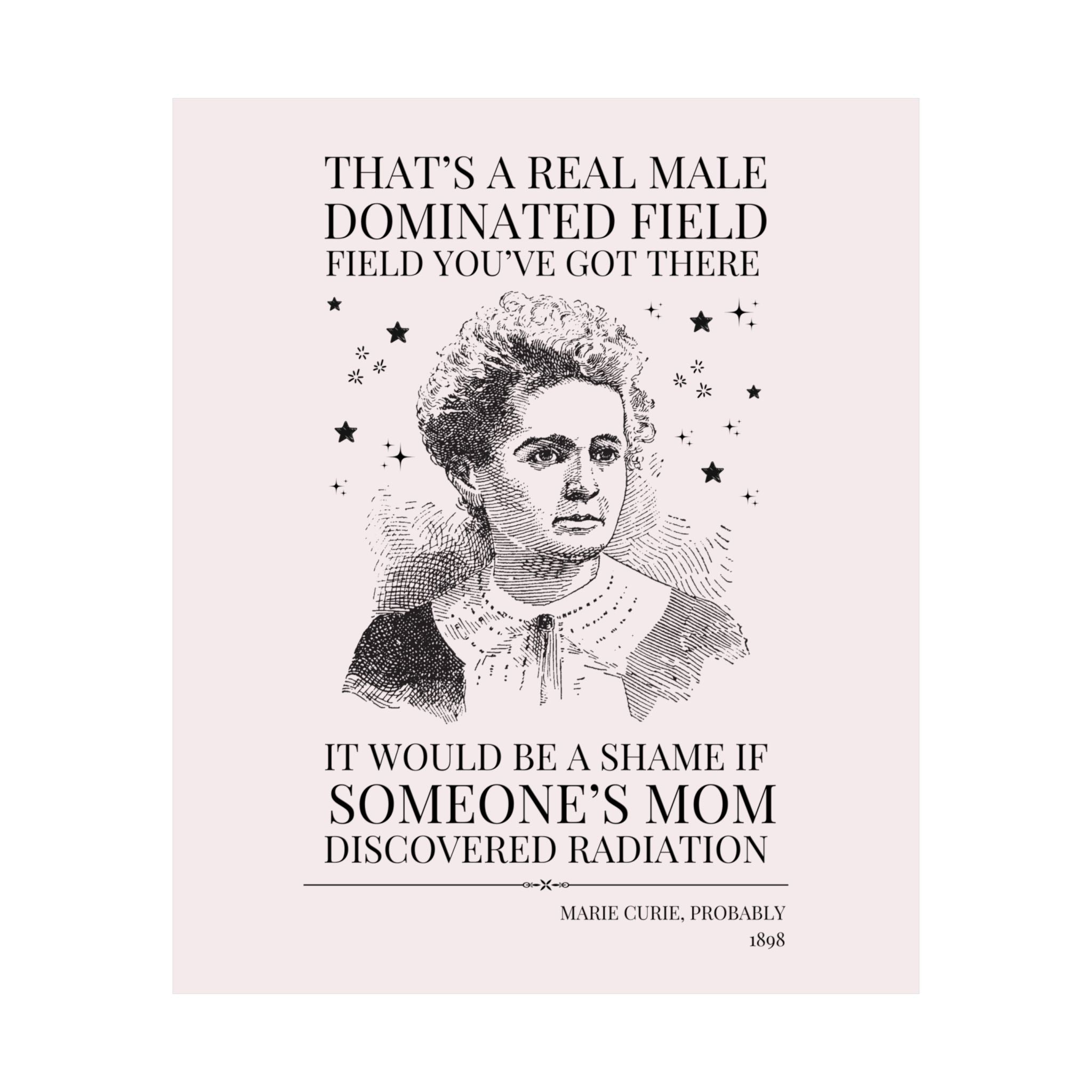 Marie Curie Science Teacher Poster Print - Opal and June