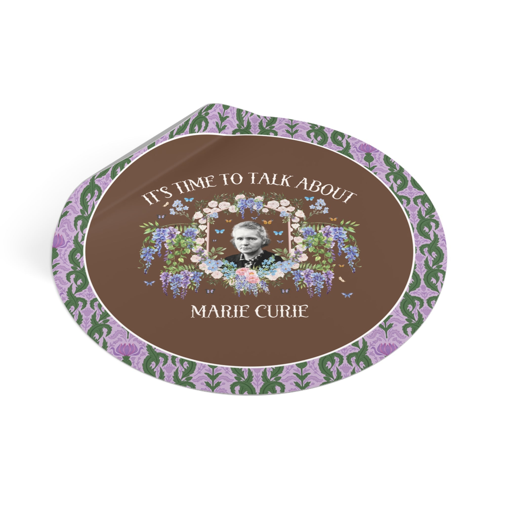 Marie Curie Science Teacher Sticker: Women's History Month Tee Shirt, Physical Science, Chemistry Major Sticker, Women in STEM World History - Opal and June