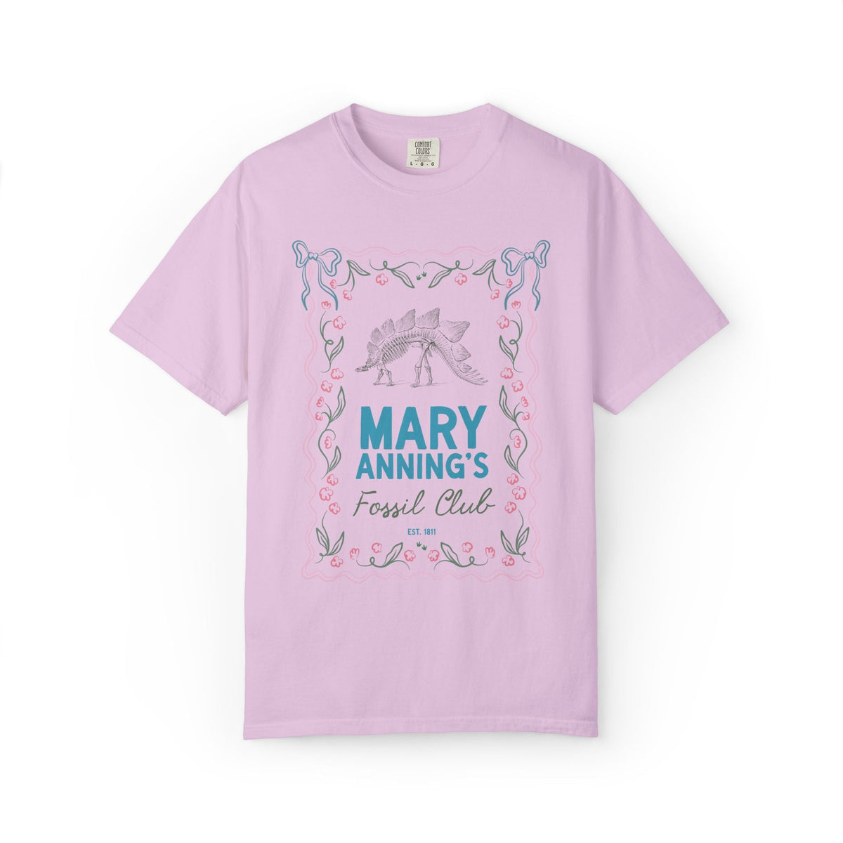 Mary Anning's Fossil Club Tee Shirt - Opal and June