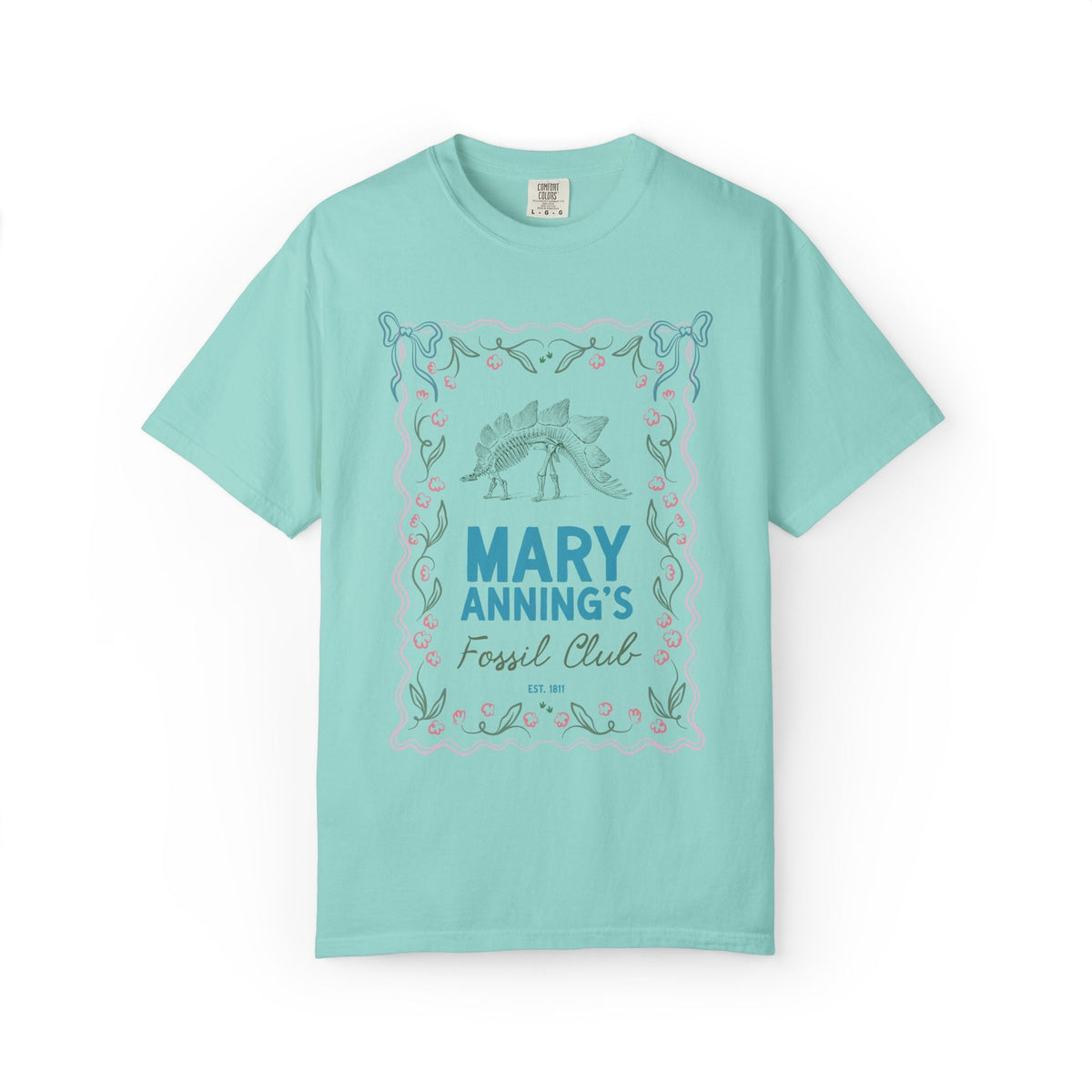 Mary Anning's Fossil Club Tee Shirt - Opal and June