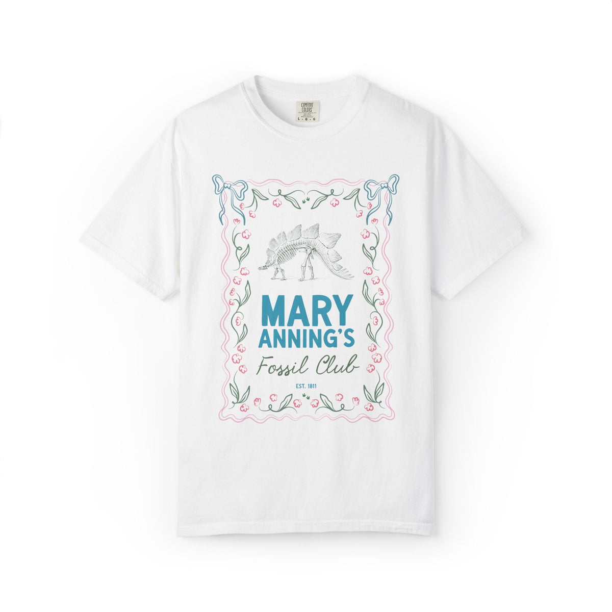 Mary Anning's Fossil Club Tee Shirt - Opal and June