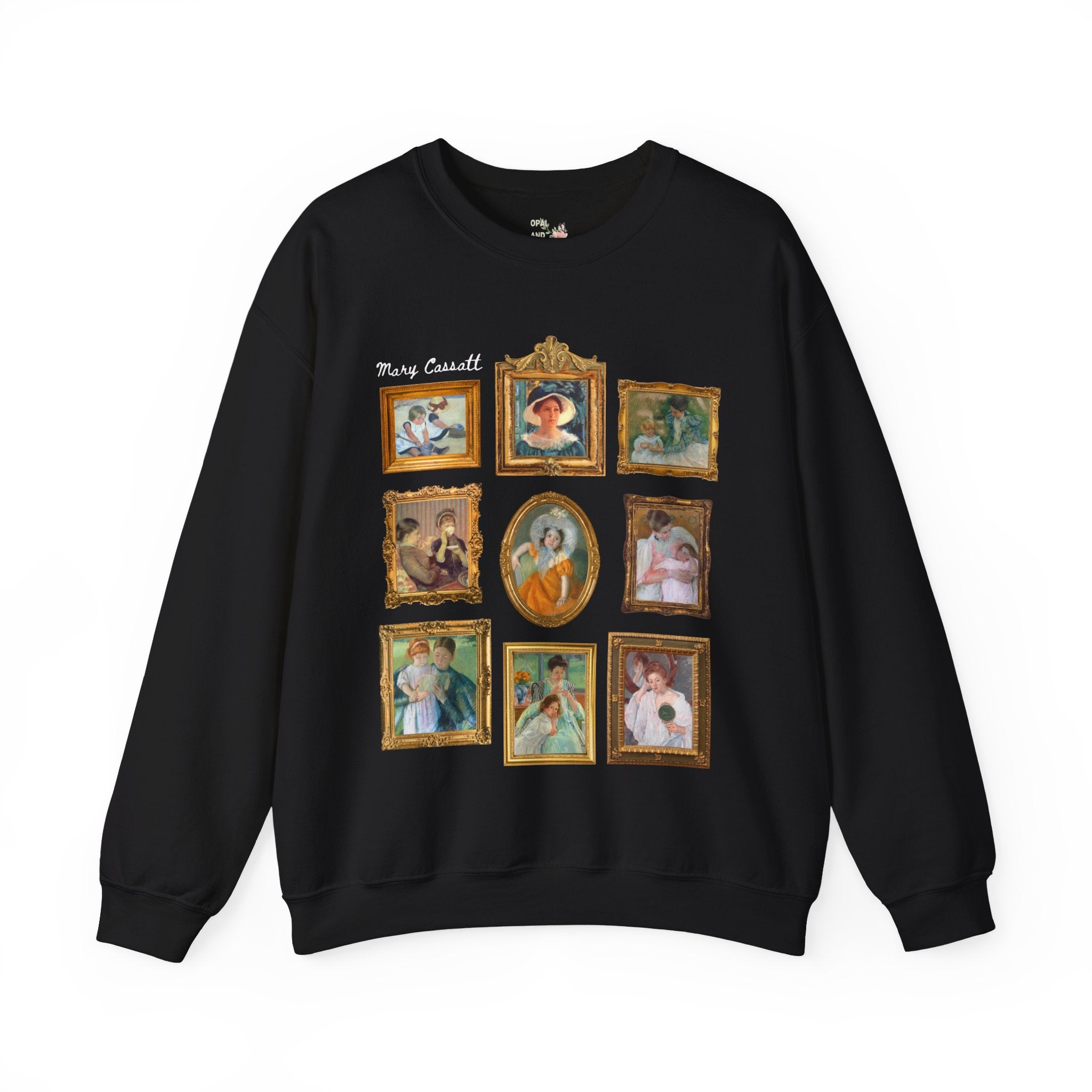 Mary Cassatt Famous Paintings of Women Sweatshirt: 19th Century Impressionist American and French Artist, Mother's Day Gift, Humanites Major - Opal and June