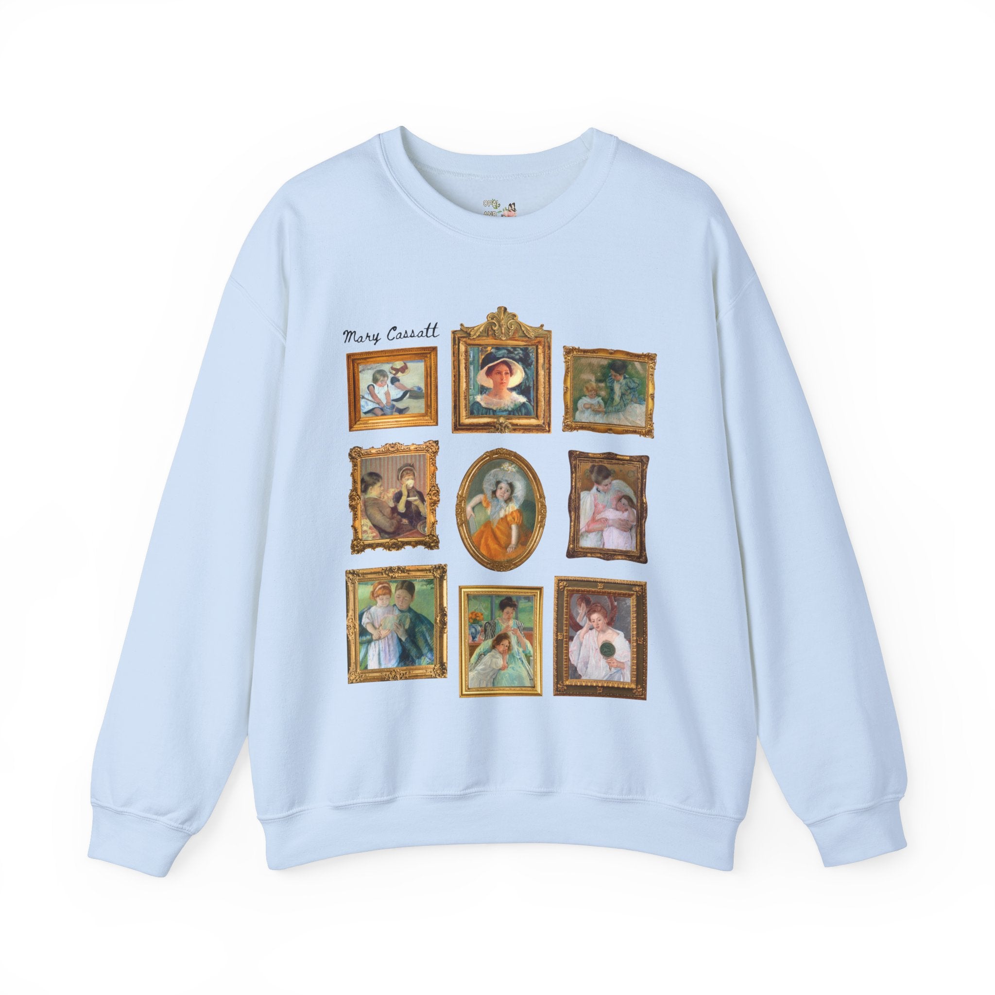 Mary Cassatt Famous Paintings of Women Sweatshirt: 19th Century Impressionist American and French Artist, Mother's Day Gift, Humanites Major - Opal and June
