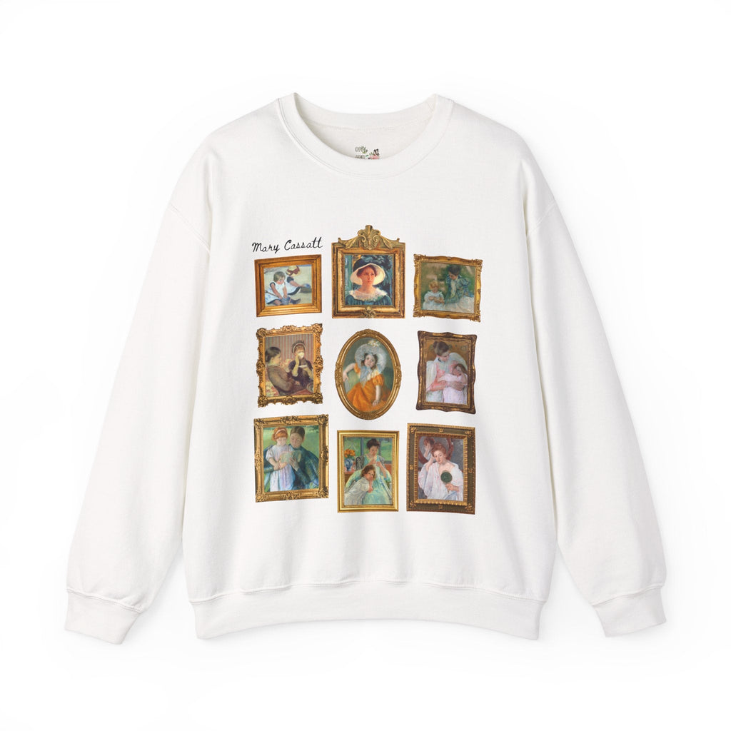 Mary Cassatt Famous Paintings of Women Sweatshirt: 19th Century Impressionist American and French Artist, Mother's Day Gift, Humanites Major - Opal and June
