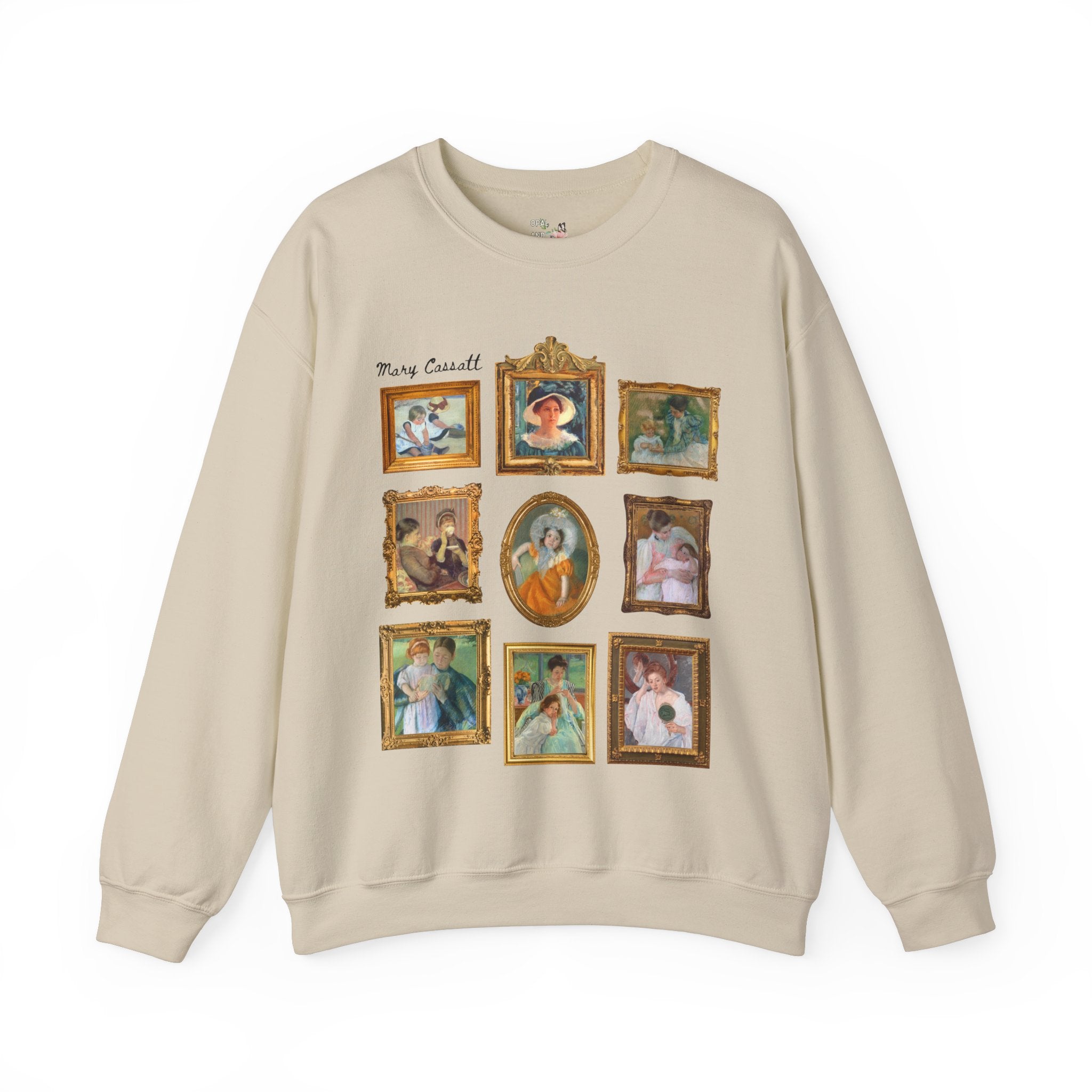 Mary Cassatt Famous Paintings of Women Sweatshirt: 19th Century Impressionist American and French Artist, Mother's Day Gift, Humanites Major - Opal and June