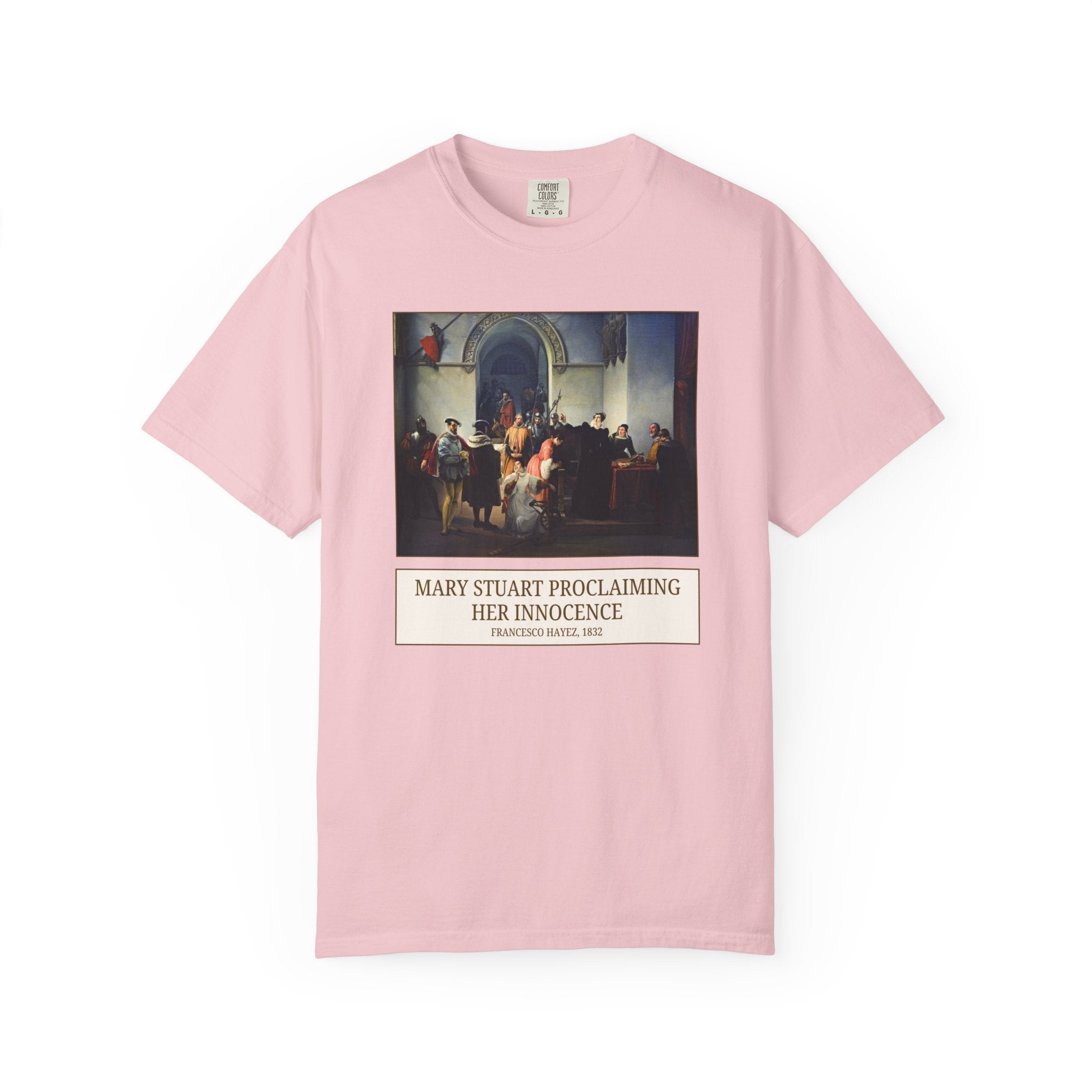Mary Queen of Scots Art History Tee Shirt, European History Professor, Famous Painting by Francesco Hayez, Famous Queens, History Buff Gift - Opal and June