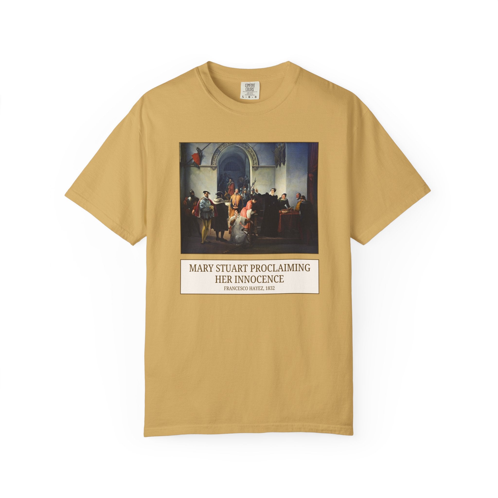 Mary Queen of Scots Art History Tee Shirt, European History Professor, Famous Painting by Francesco Hayez, Famous Queens, History Buff Gift - Opal and June