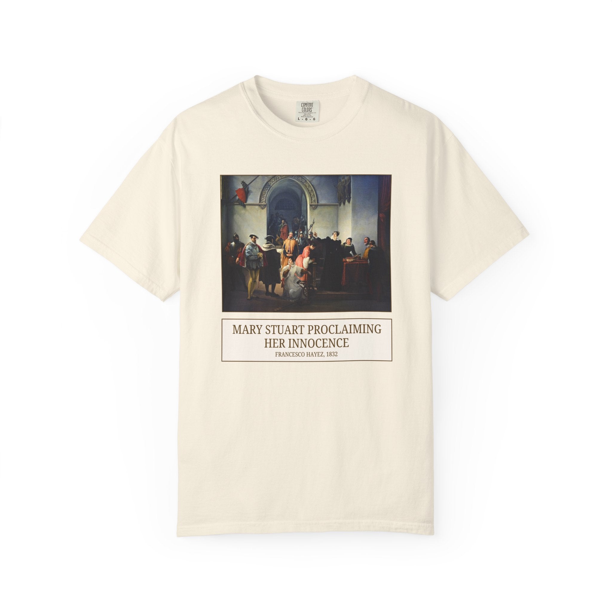 Mary Queen of Scots Art History Tee Shirt, European History Professor, Famous Painting by Francesco Hayez, Famous Queens, History Buff Gift - Opal and June