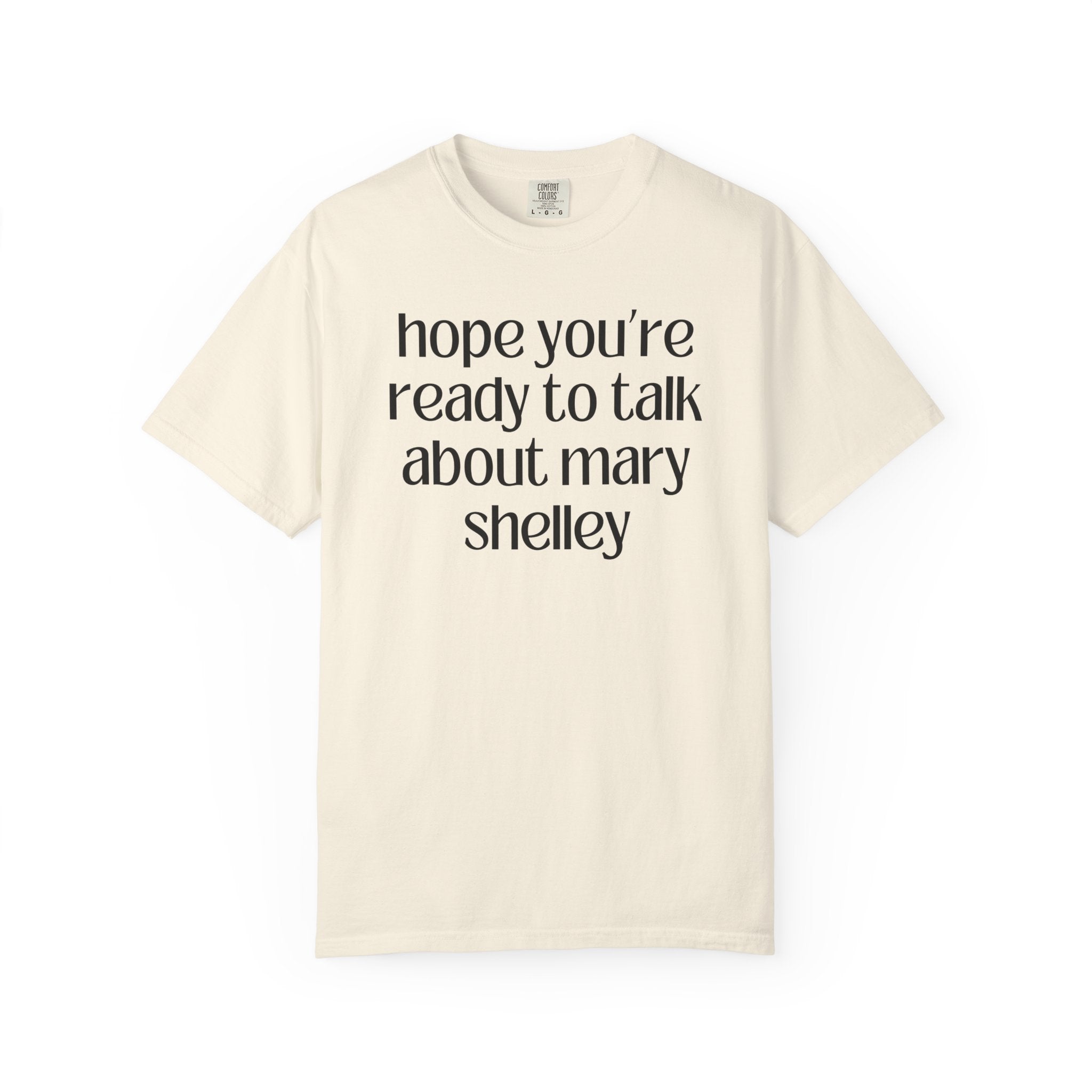 Mary Shelley Gothic Literature Tee Shirt for Friend Who Loves Spooky Classic Books, Literature Major T-Shirt for Halloween, Book Lover Gift - Opal and June