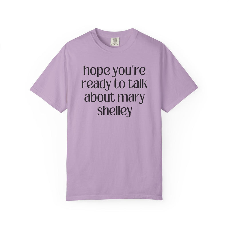 Mary Shelley Gothic Literature Tee Shirt for Friend Who Loves Spooky Classic Books, Literature Major T-Shirt for Halloween, Book Lover Gift - Opal and June