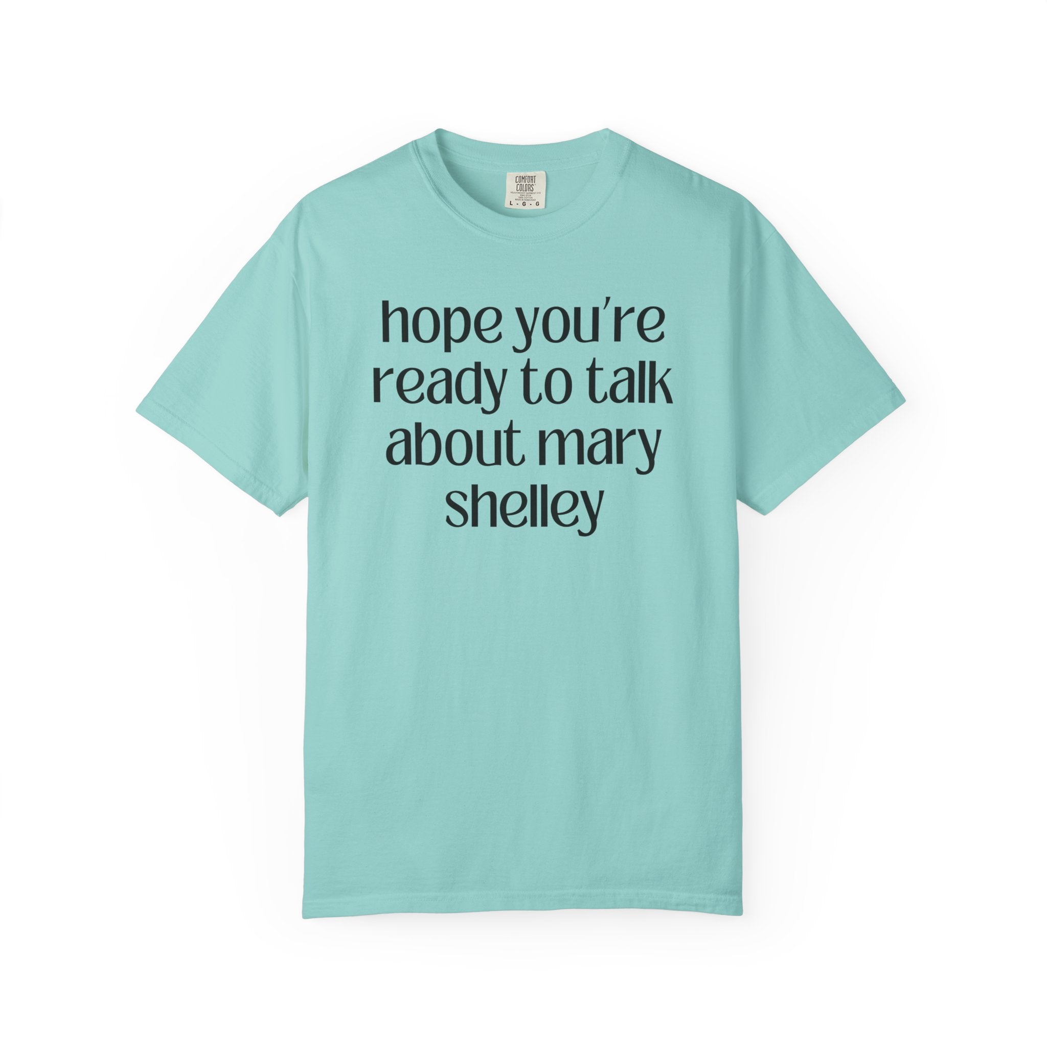 Mary Shelley Gothic Literature Tee Shirt for Friend Who Loves Spooky Classic Books, Literature Major T-Shirt for Halloween, Book Lover Gift - Opal and June