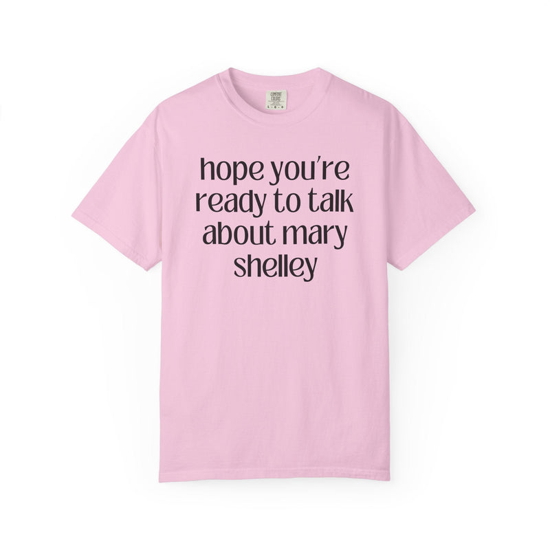 Mary Shelley Gothic Literature Tee Shirt for Friend Who Loves Spooky Classic Books, Literature Major T-Shirt for Halloween, Book Lover Gift - Opal and June