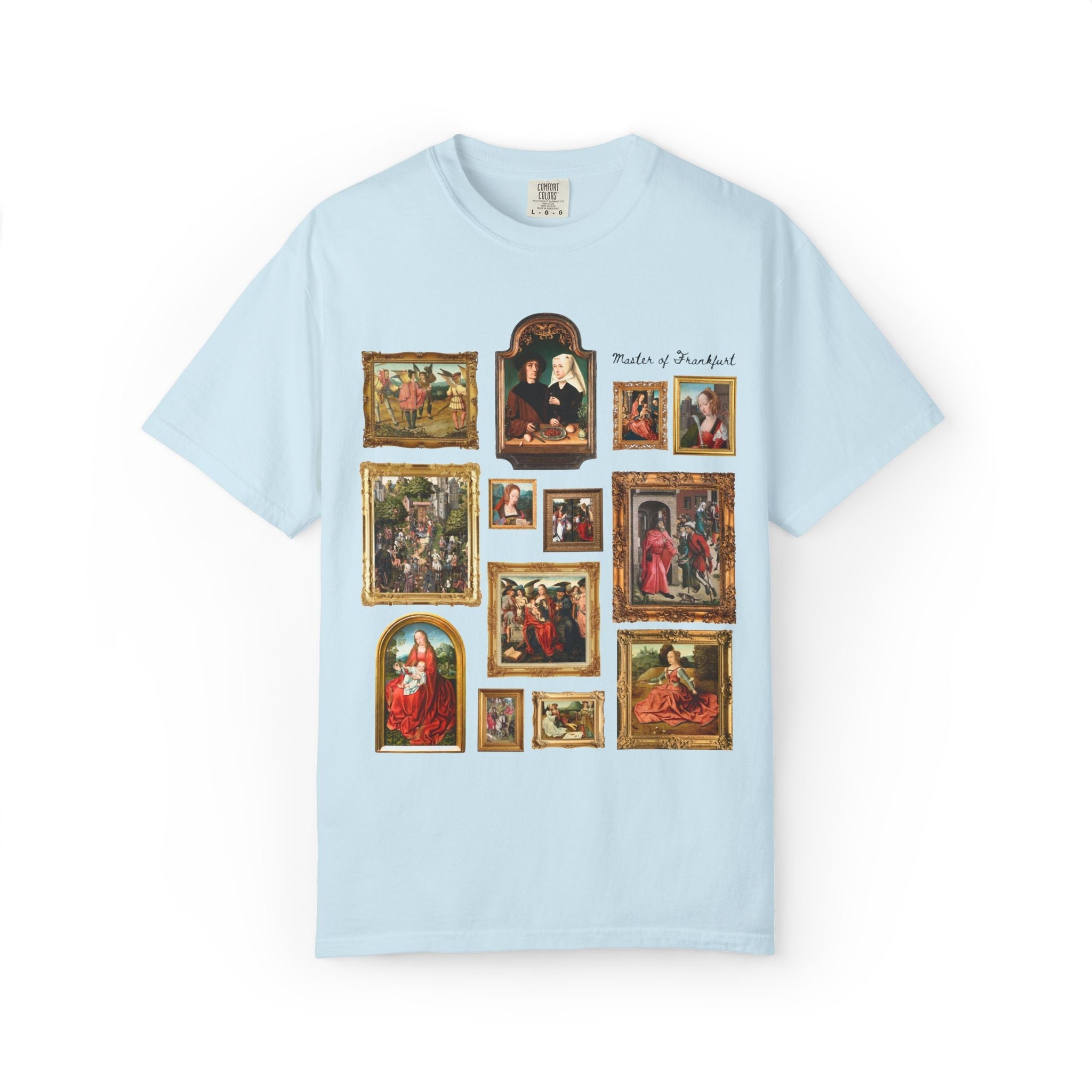 Master of Frankfurt Flemish Renaissance Art History T-Shirt: Famous Paintings, 15th Century Art Historian Tee, Humanities Major or Professor - Opal and June
