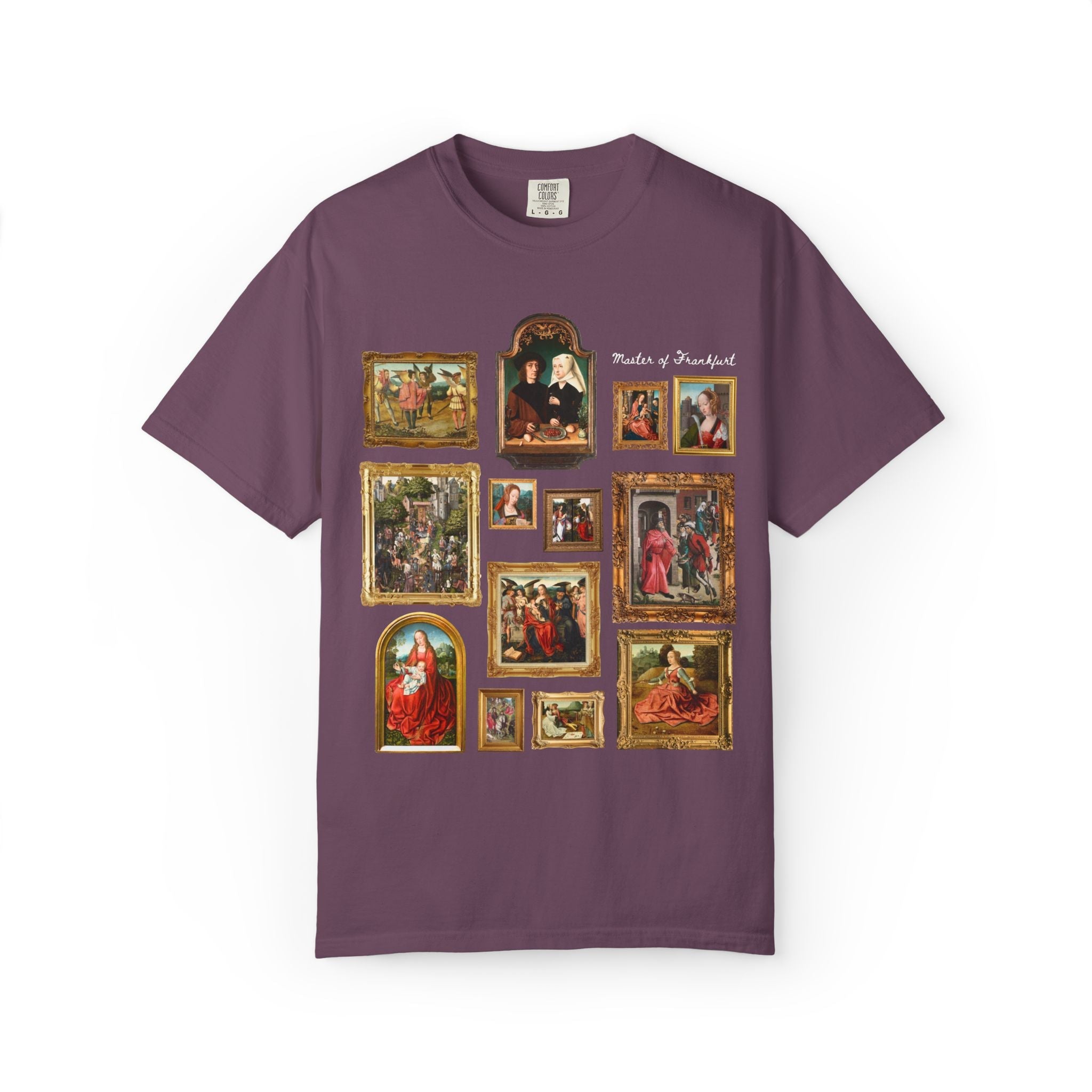 Master of Frankfurt Flemish Renaissance Art History T-Shirt: Famous Paintings, 15th Century Art Historian Tee, Humanities Major or Professor - Opal and June