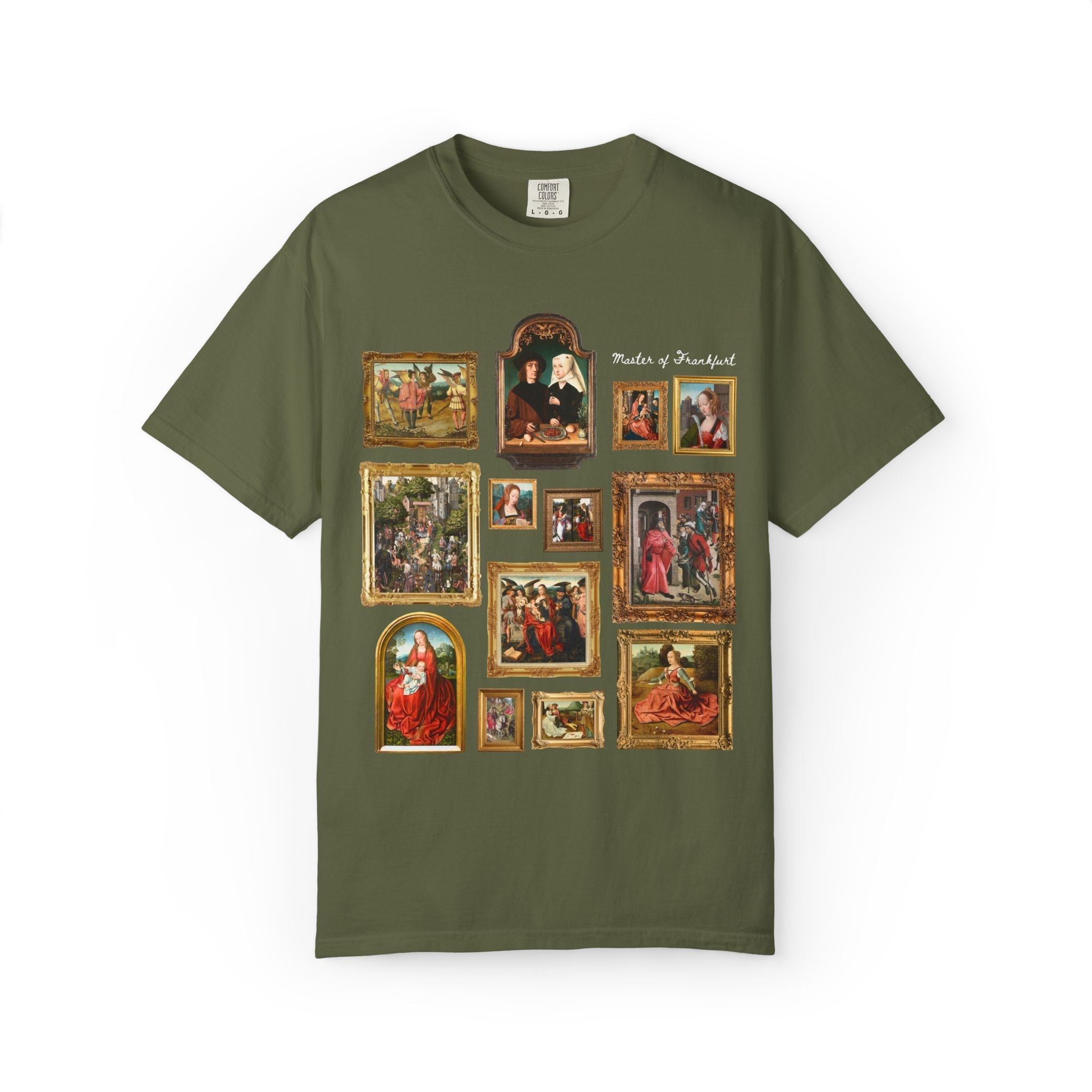 Master of Frankfurt Flemish Renaissance Art History T-Shirt: Famous Paintings, 15th Century Art Historian Tee, Humanities Major or Professor - Opal and June
