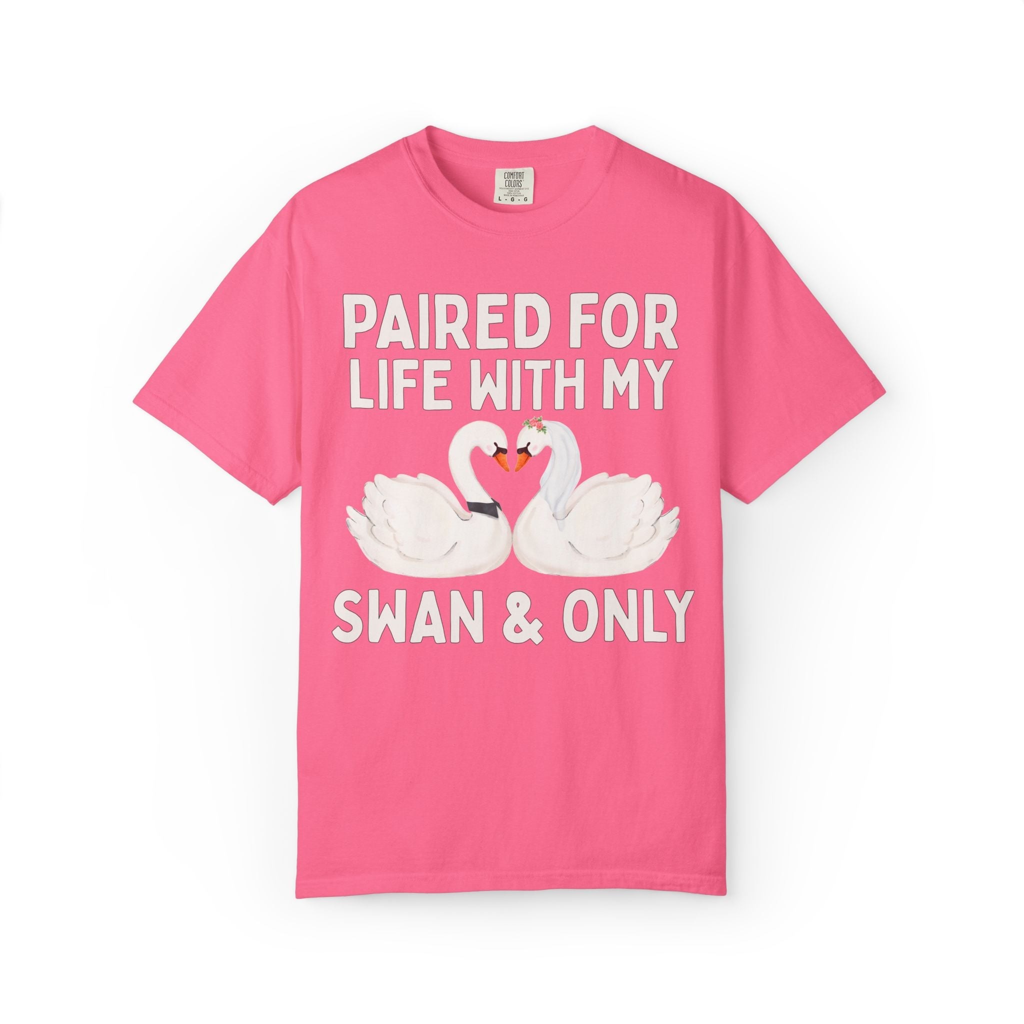 Matching Bride and Groom Tee Shirt for Wedding Weekend of Honeymoon: Silly Animal Lover T-Shirt for Trip with Husband or Wife, Cute 90s Vibe - Opal and June