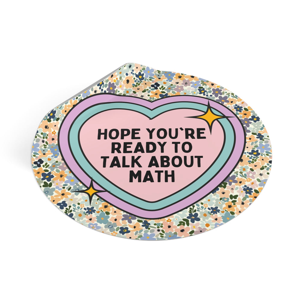Math Teacher Sticker - Opal and June