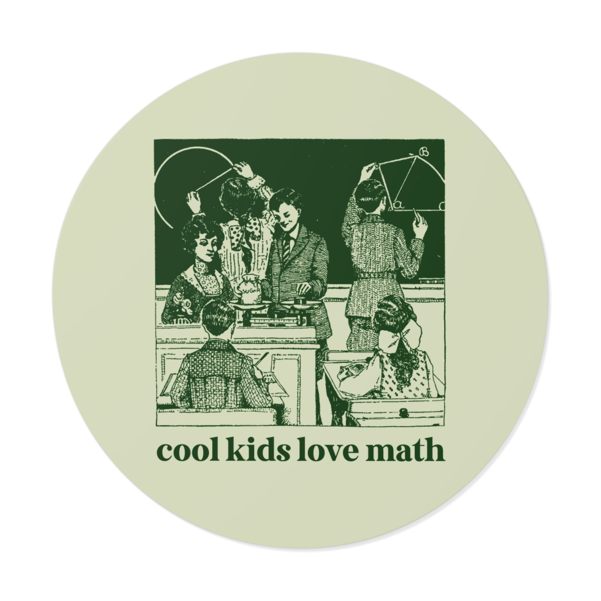 Math Teacher Sticker - Opal and June