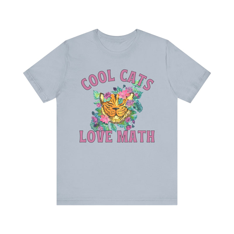 Math Tee Shirt: Cool Cats Love Math - Opal and June