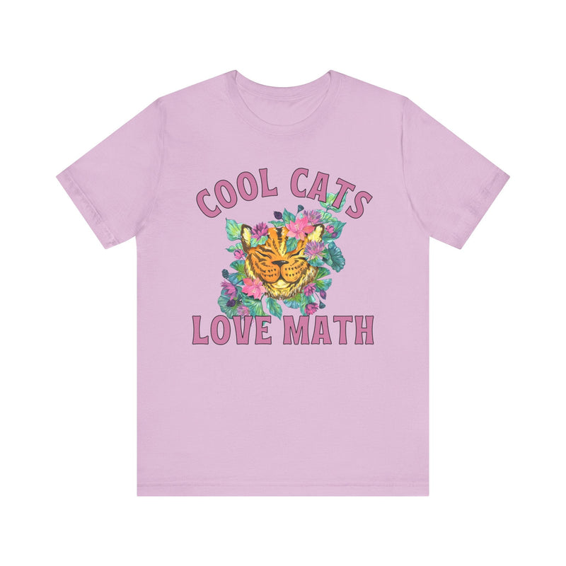 Math Tee Shirt: Cool Cats Love Math - Opal and June