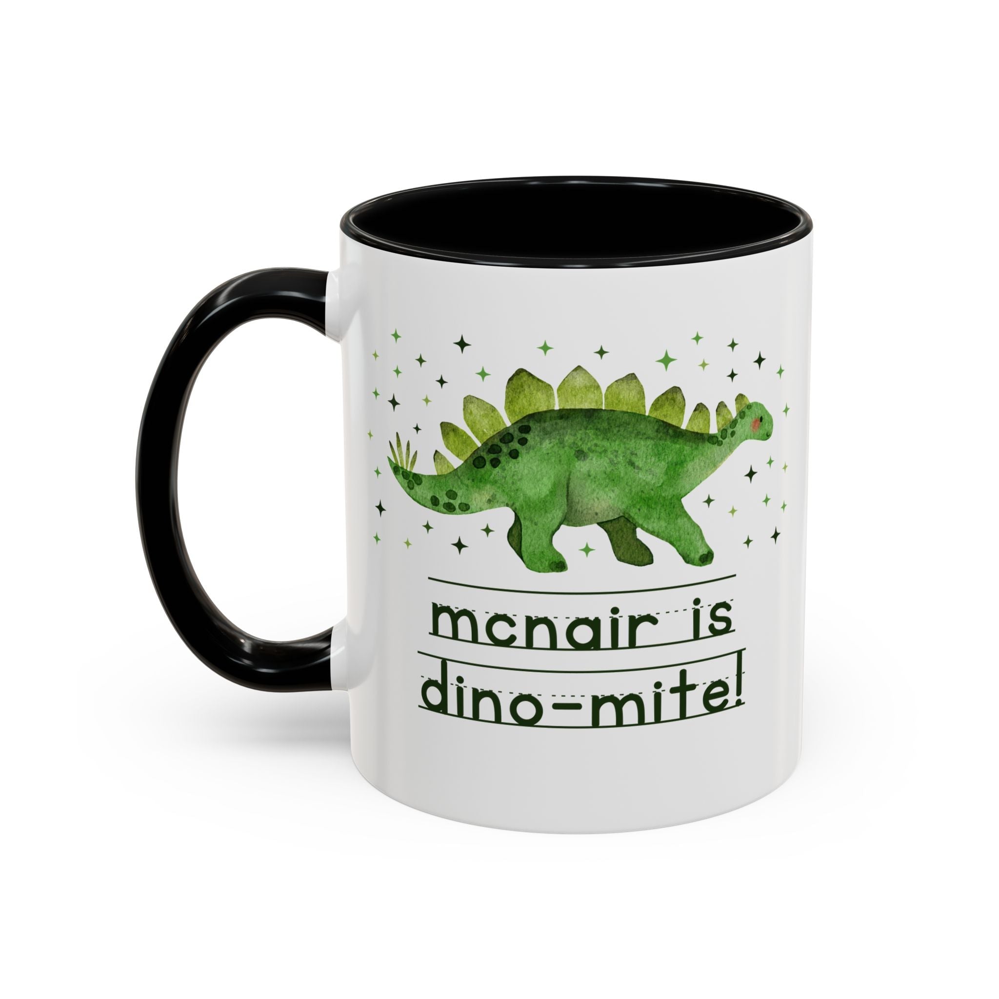 McNair Middle School 11 Oz Coffee Mug: McNair is Dino - Mite! - Opal and June