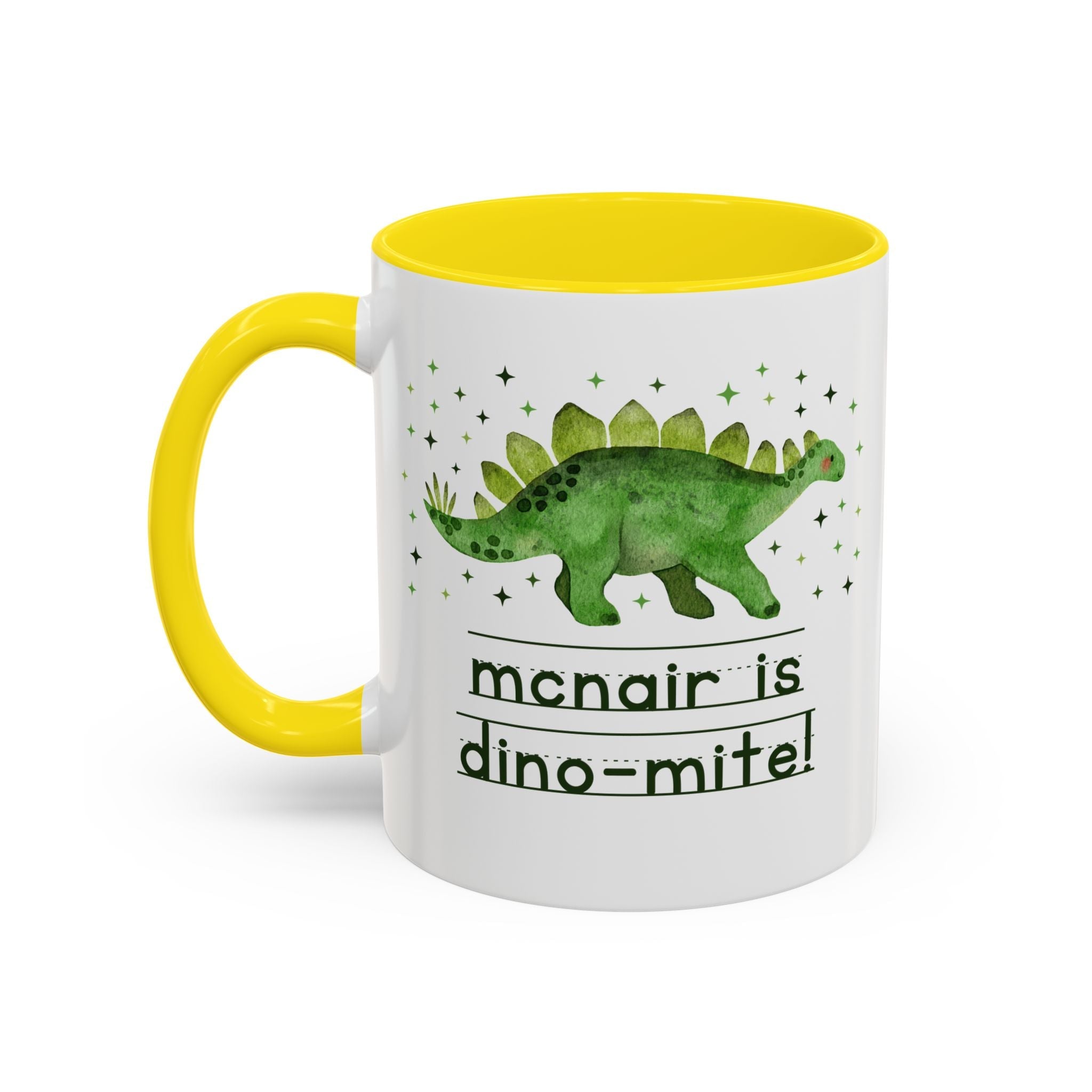 McNair Middle School 11 Oz Coffee Mug: McNair is Dino - Mite! - Opal and June
