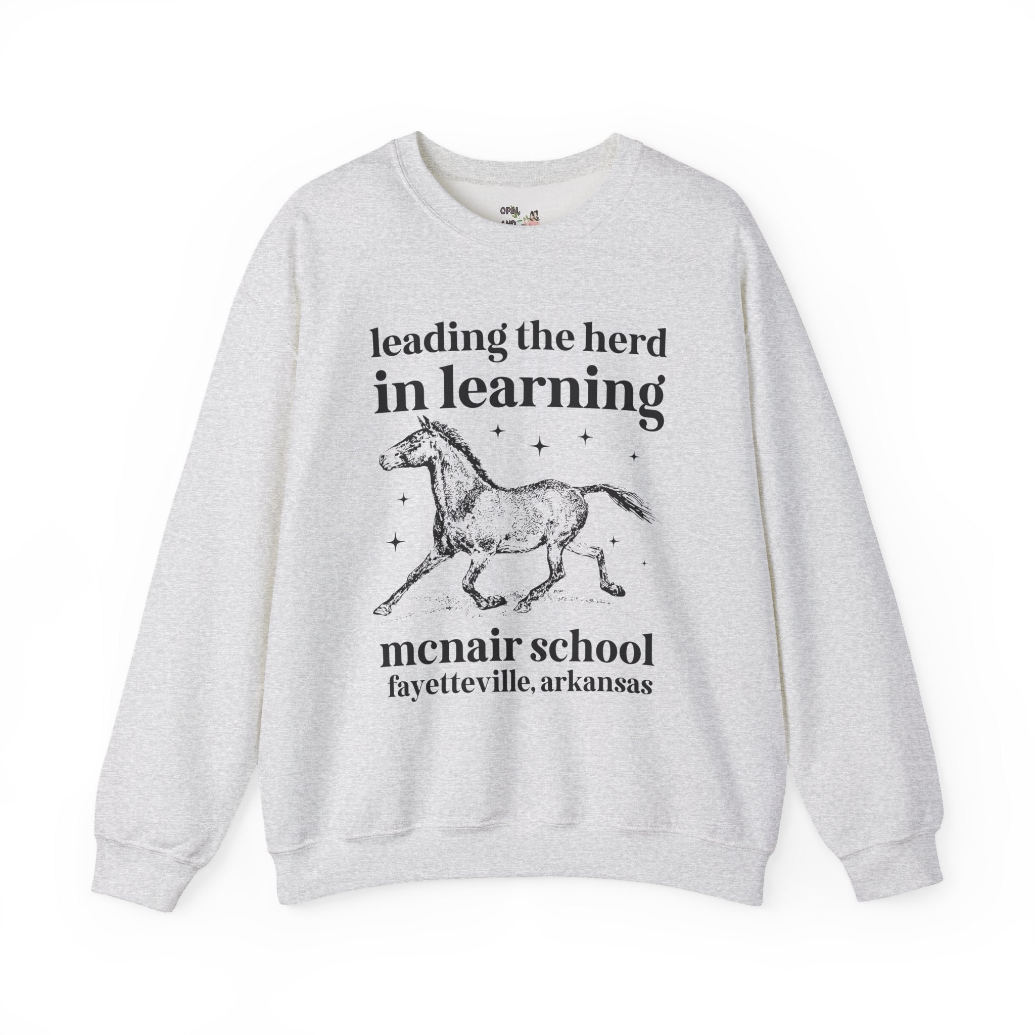 McNair Middle School Leading the Herd Sweatshirt | FPS + Opal and June Sweatshirt, Fayetteville Public Schools - Opal and June