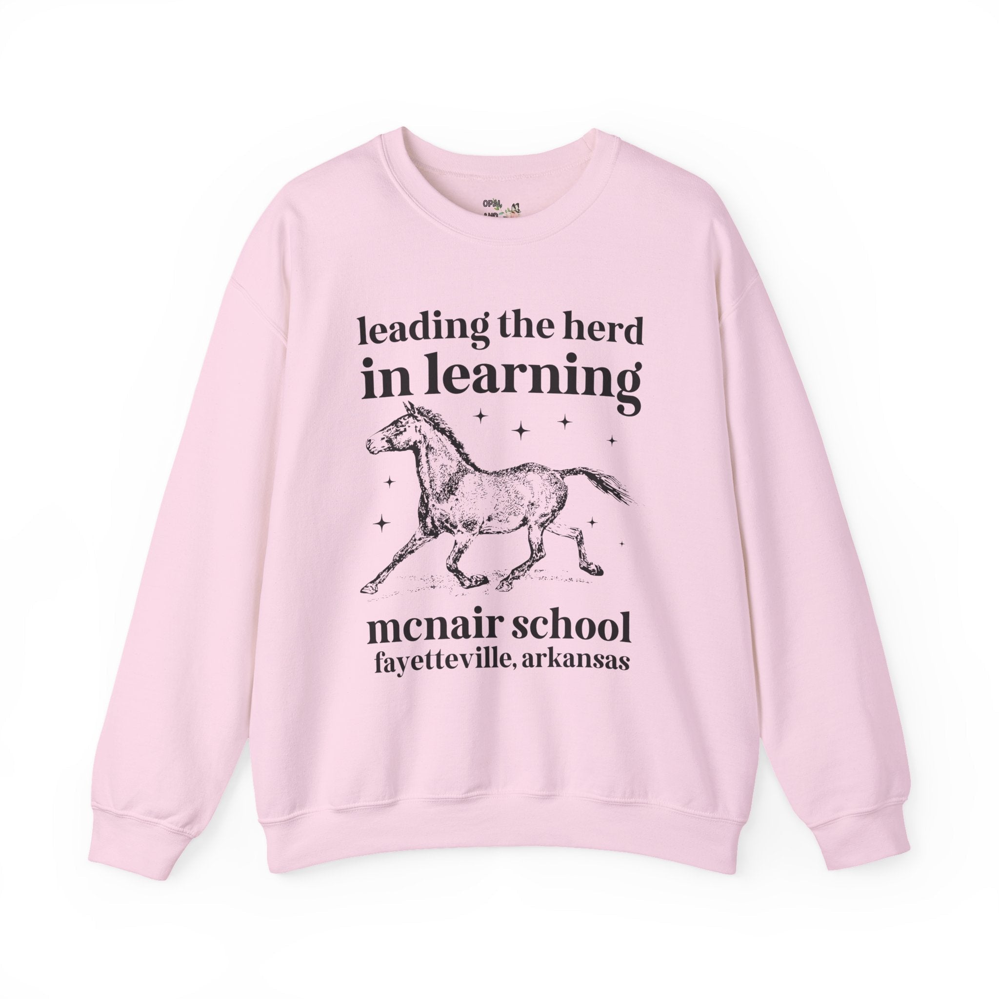 McNair Middle School Leading the Herd Sweatshirt | FPS + Opal and June Sweatshirt, Fayetteville Public Schools - Opal and June