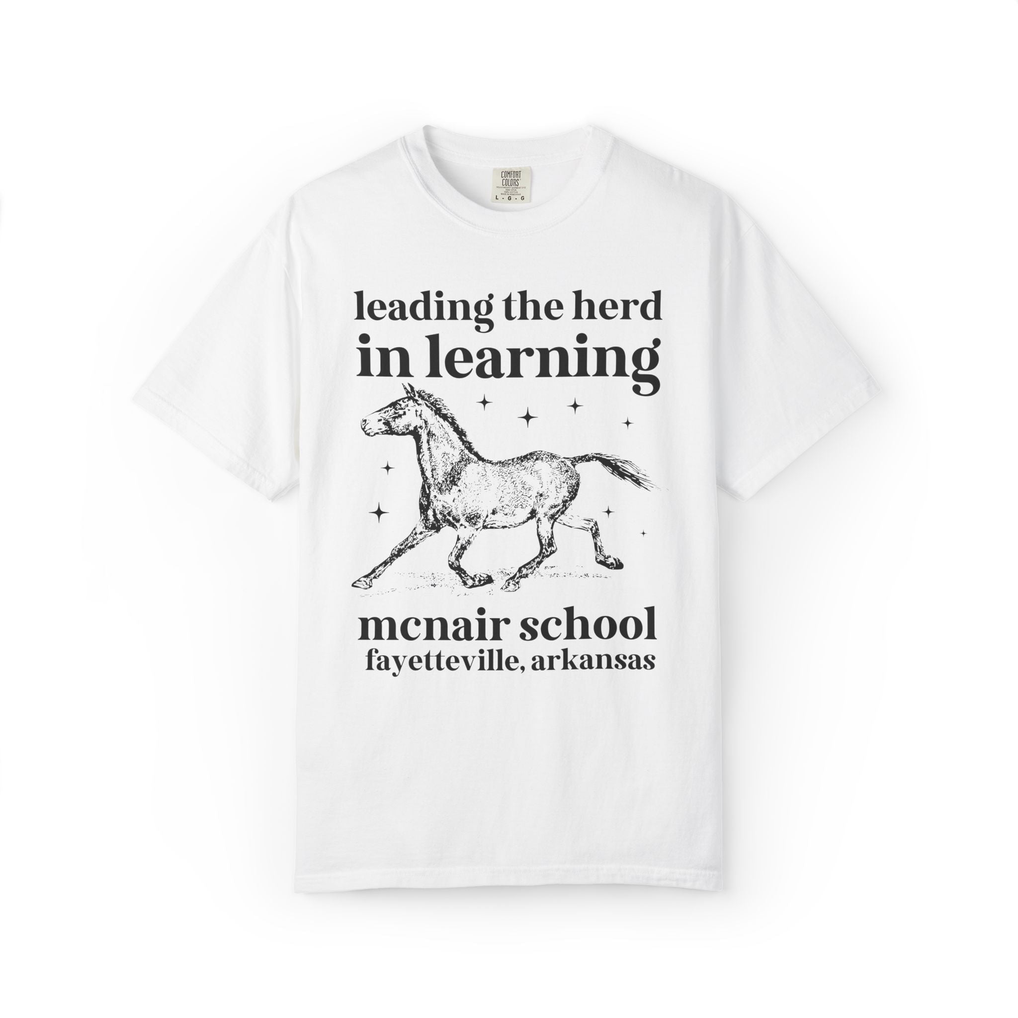McNair Middle School Leading the Herd Tee Shirt | FPS + Opal and June Tee Shirt, Fayetteville Public Schools - Opal and June