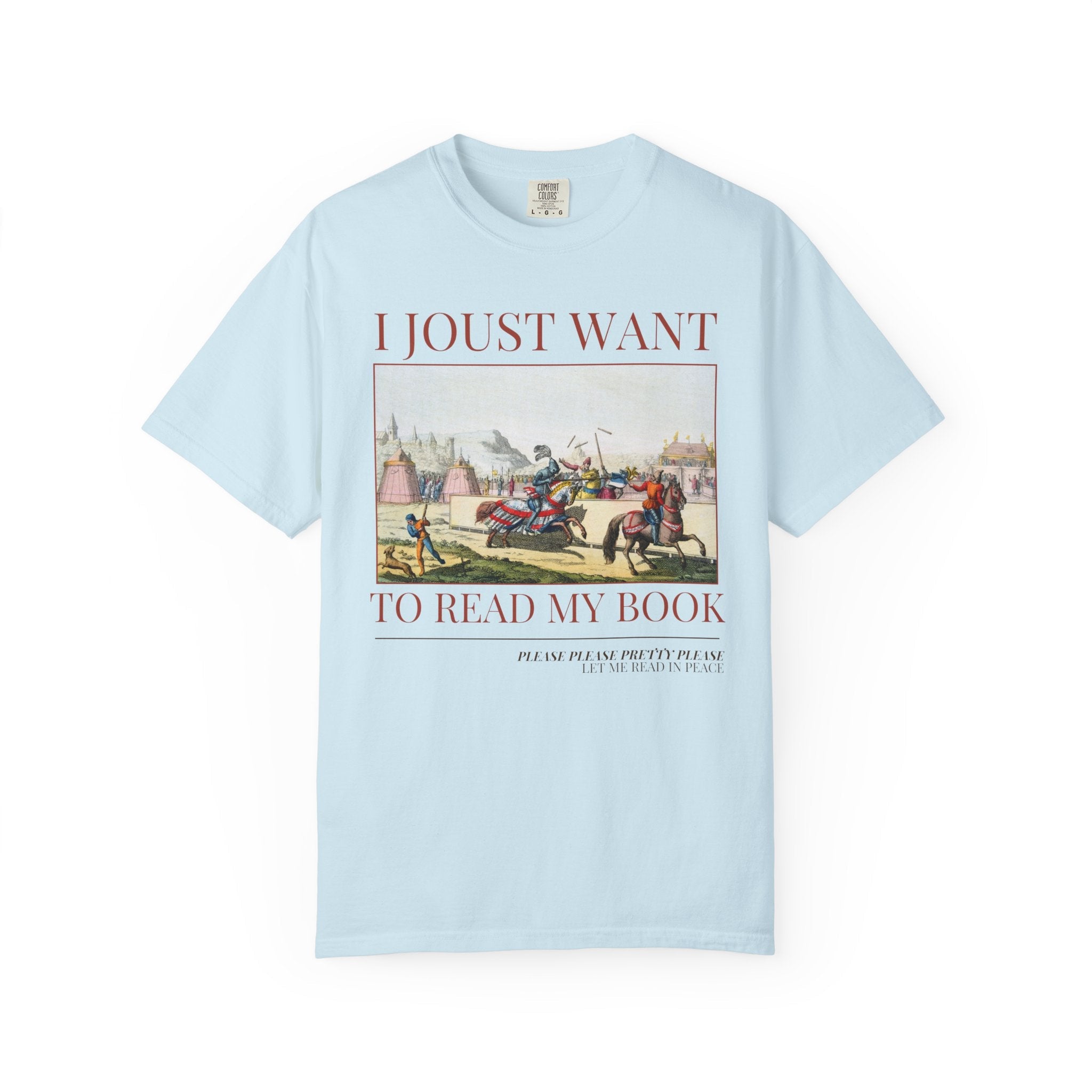 Medieval Book Lover Reading Tee Shirt with Funny Saying, Silly Goblincore History Lover Tee for Friend Who Loves Historical Fiction Books - Opal and June