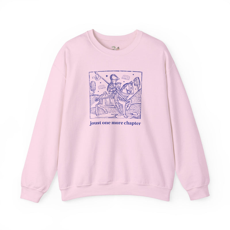 Medieval Bookish Sweatshirt for Romance Reader: Book Lover Gift Idea for Bookworm Who Loves Historical Fiction, Silly Just One More Chapter - Opal and June