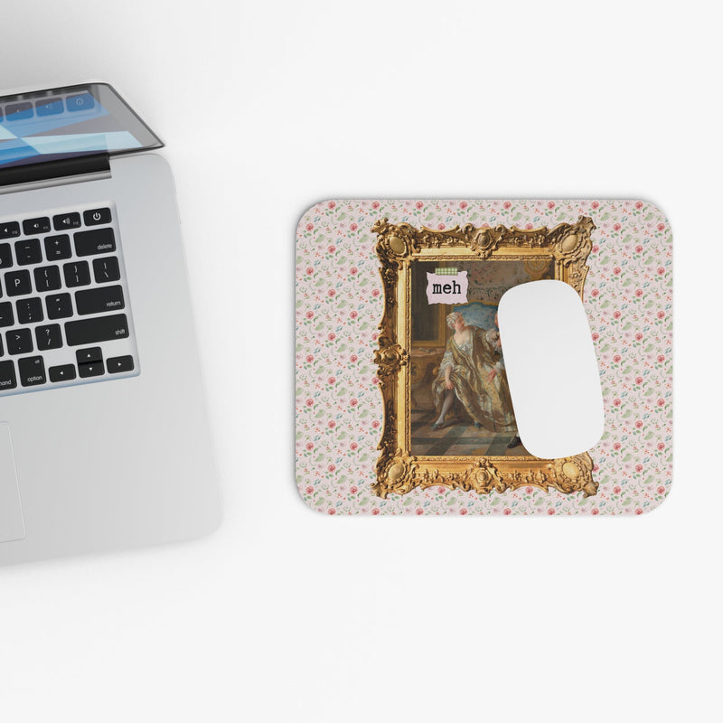 "Meh" Funny Art History Mousepad - Opal and June