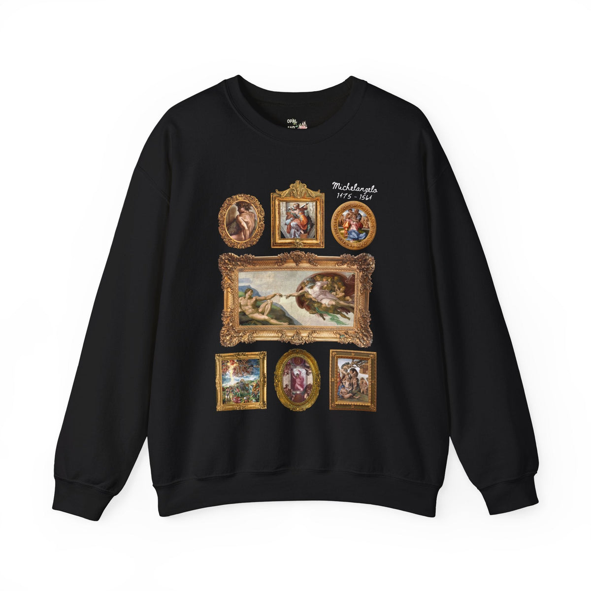 Michelangelo Art History Sweatshirt, Humanities Major Who Loves High Renaissance Art or the Sistine Chapel, 16th Century Roman History Shirt - Opal and June