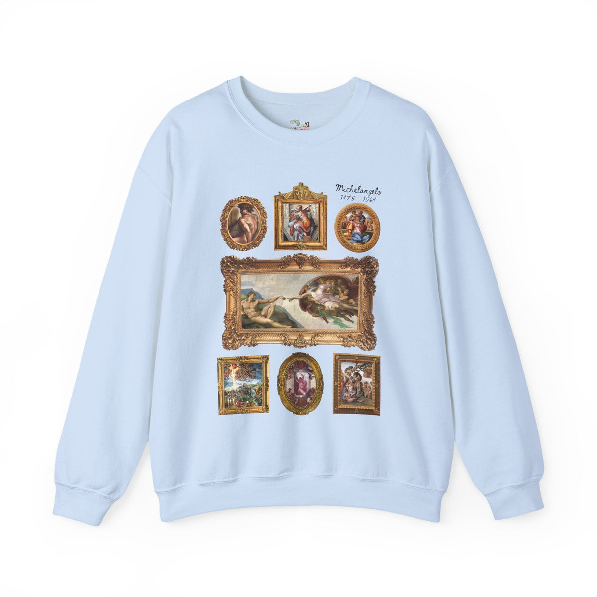 Michelangelo Art History Sweatshirt, Humanities Major Who Loves High Renaissance Art or the Sistine Chapel, 16th Century Roman History Shirt - Opal and June