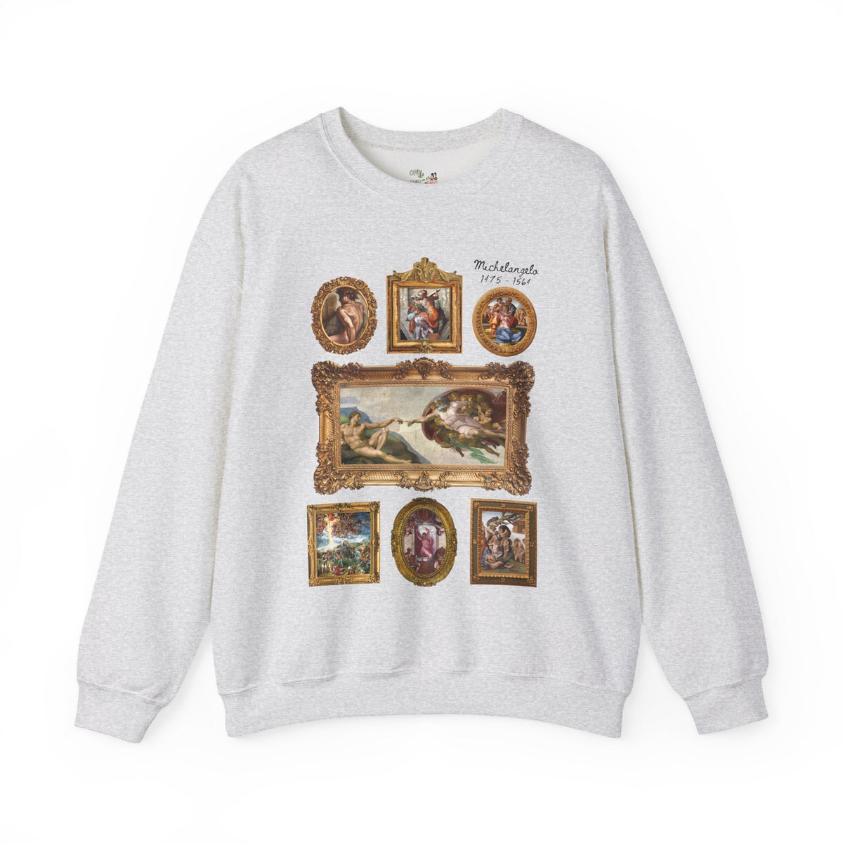 Michelangelo Art History Sweatshirt, Humanities Major Who Loves High Renaissance Art or the Sistine Chapel, 16th Century Roman History Shirt - Opal and June